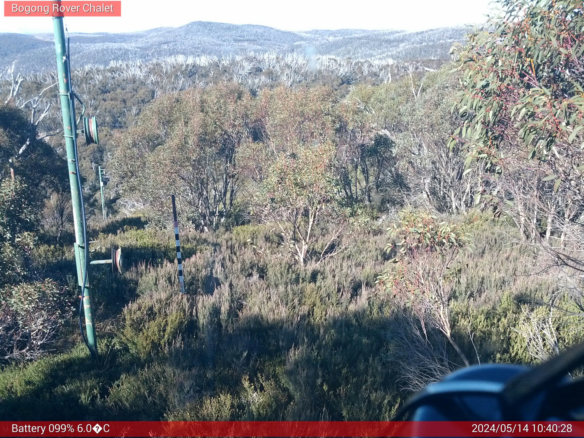 Bogong Web Cam 10:40am Tuesday 14th of May 2024