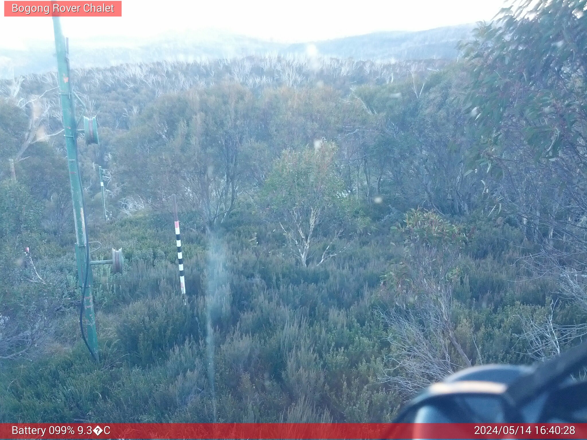 Bogong Web Cam 4:40pm Tuesday 14th of May 2024