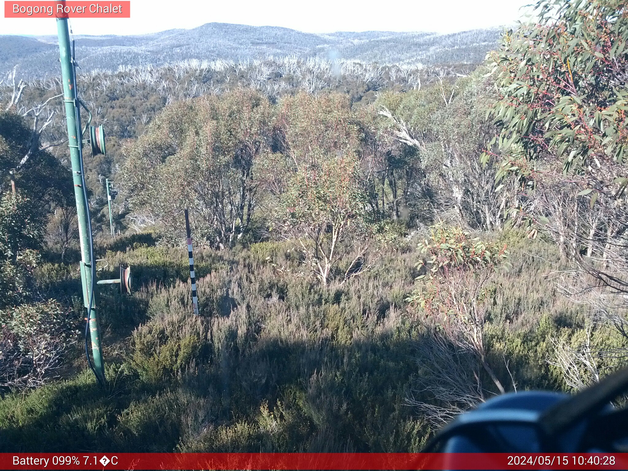 Bogong Web Cam 10:40am Wednesday 15th of May 2024