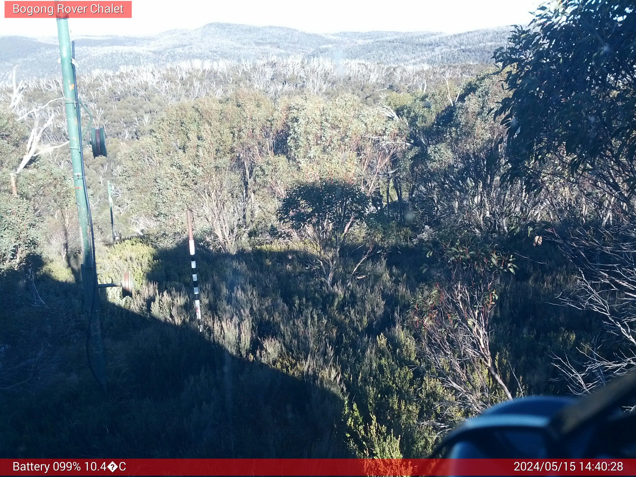 Bogong Web Cam 2:40pm Wednesday 15th of May 2024