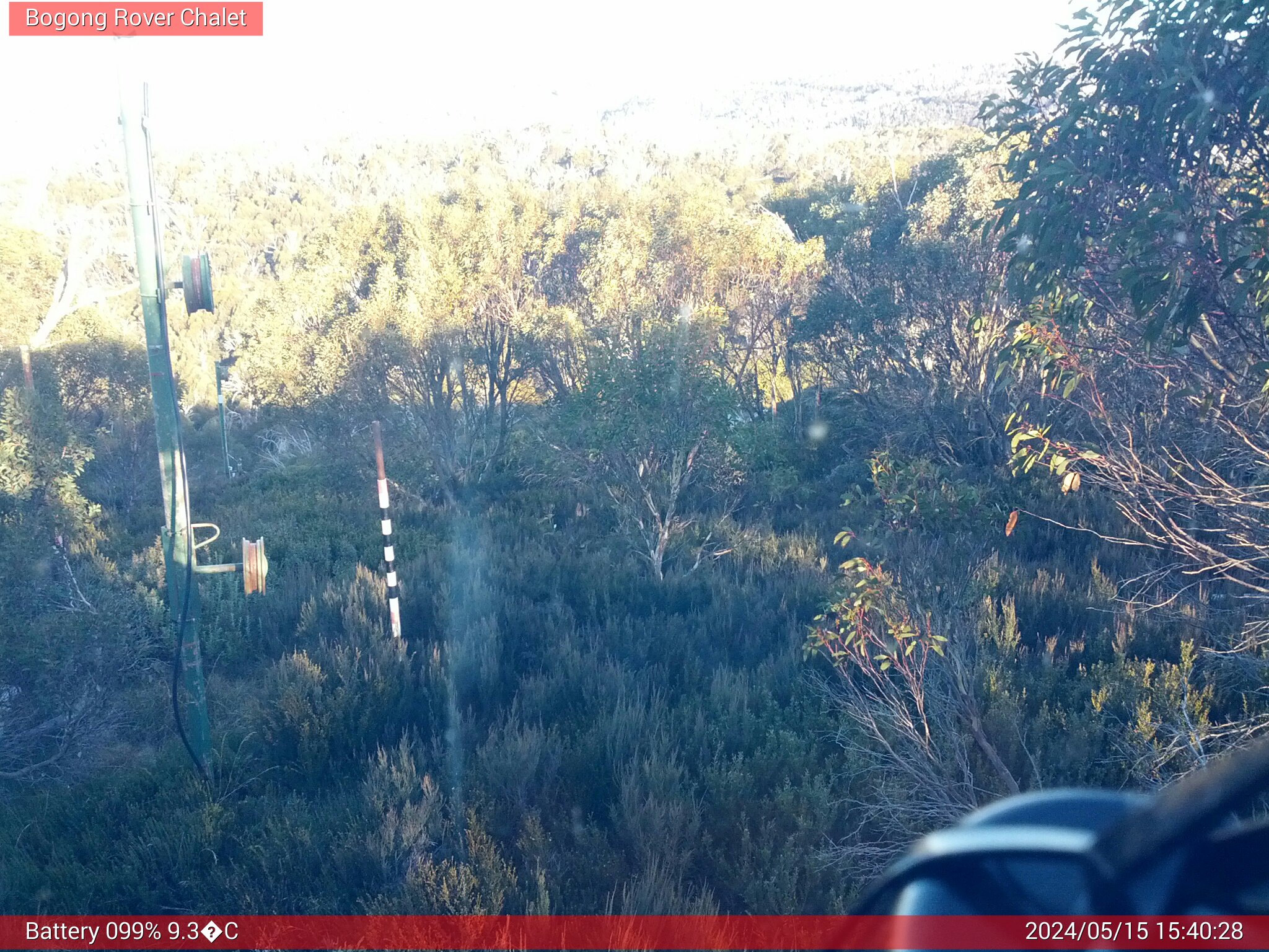 Bogong Web Cam 3:40pm Wednesday 15th of May 2024