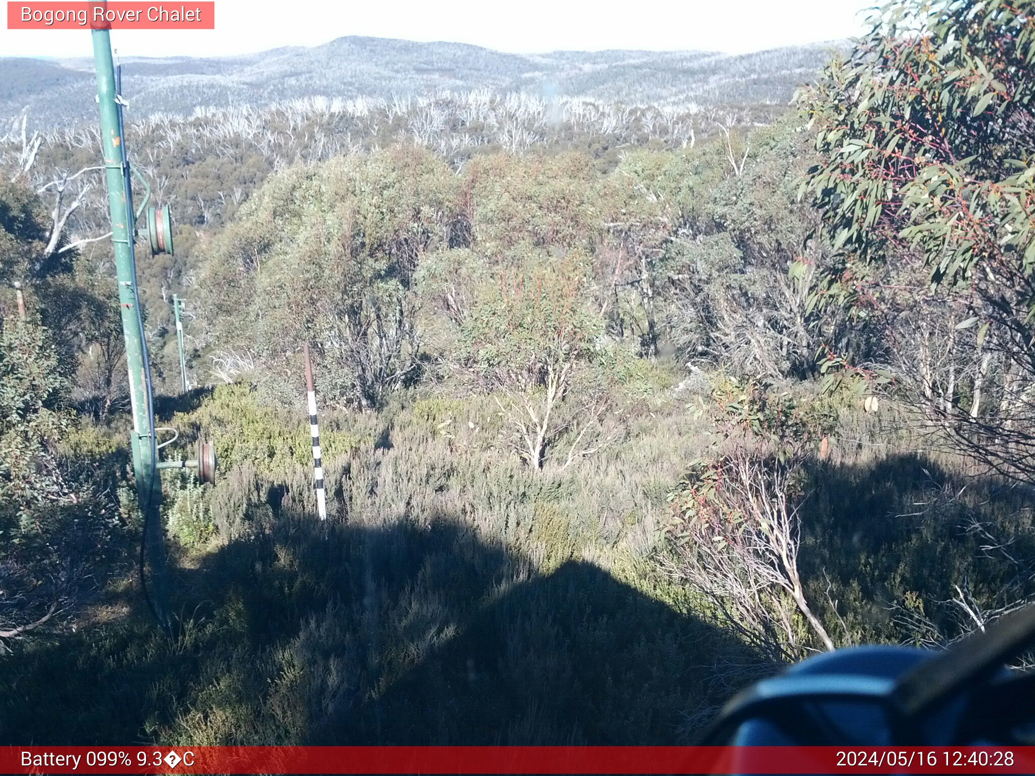 Bogong Web Cam 12:40pm Thursday 16th of May 2024