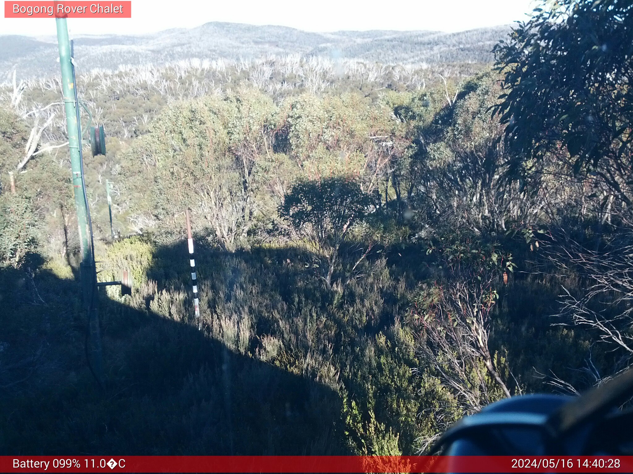 Bogong Web Cam 2:40pm Thursday 16th of May 2024