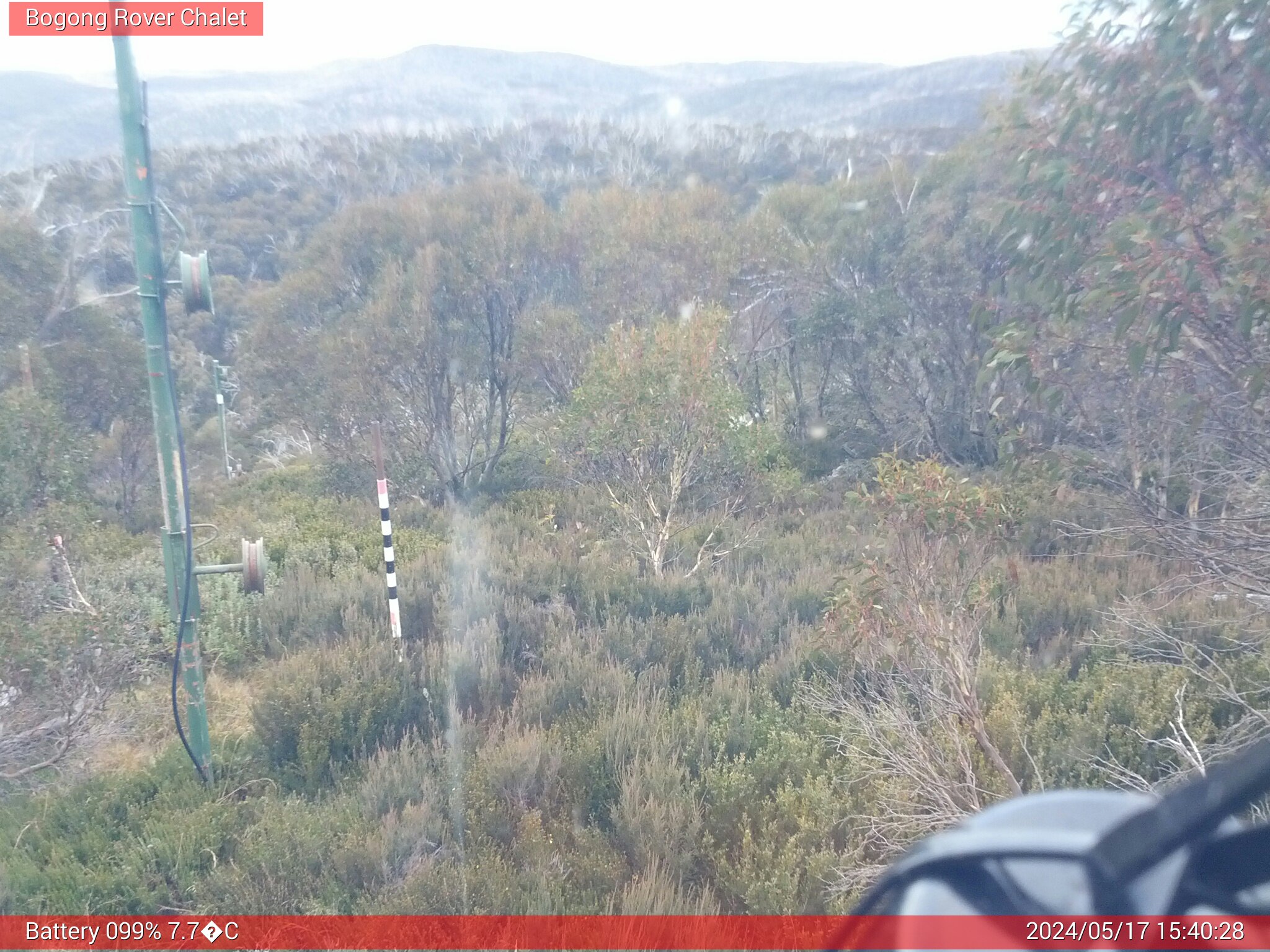 Bogong Web Cam 3:40pm Friday 17th of May 2024