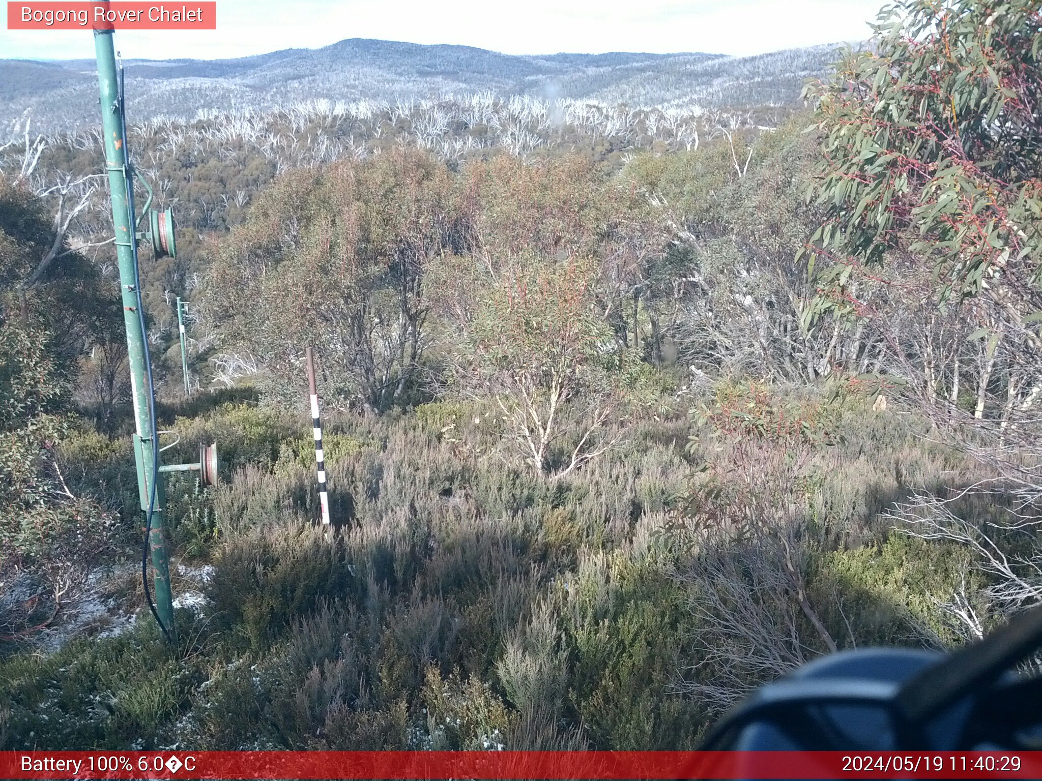 Bogong Web Cam 11:40am Sunday 19th of May 2024