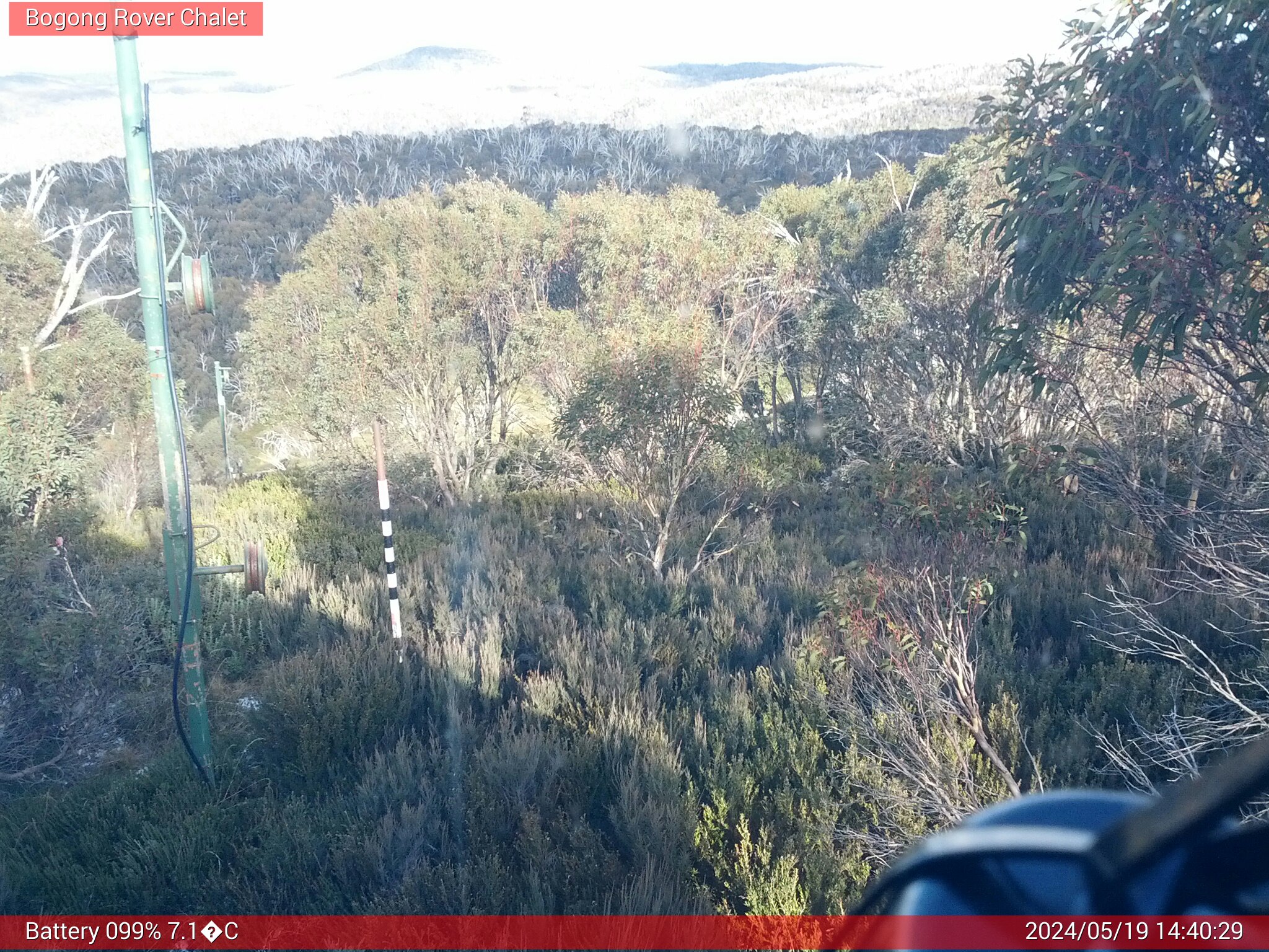 Bogong Web Cam 2:40pm Sunday 19th of May 2024