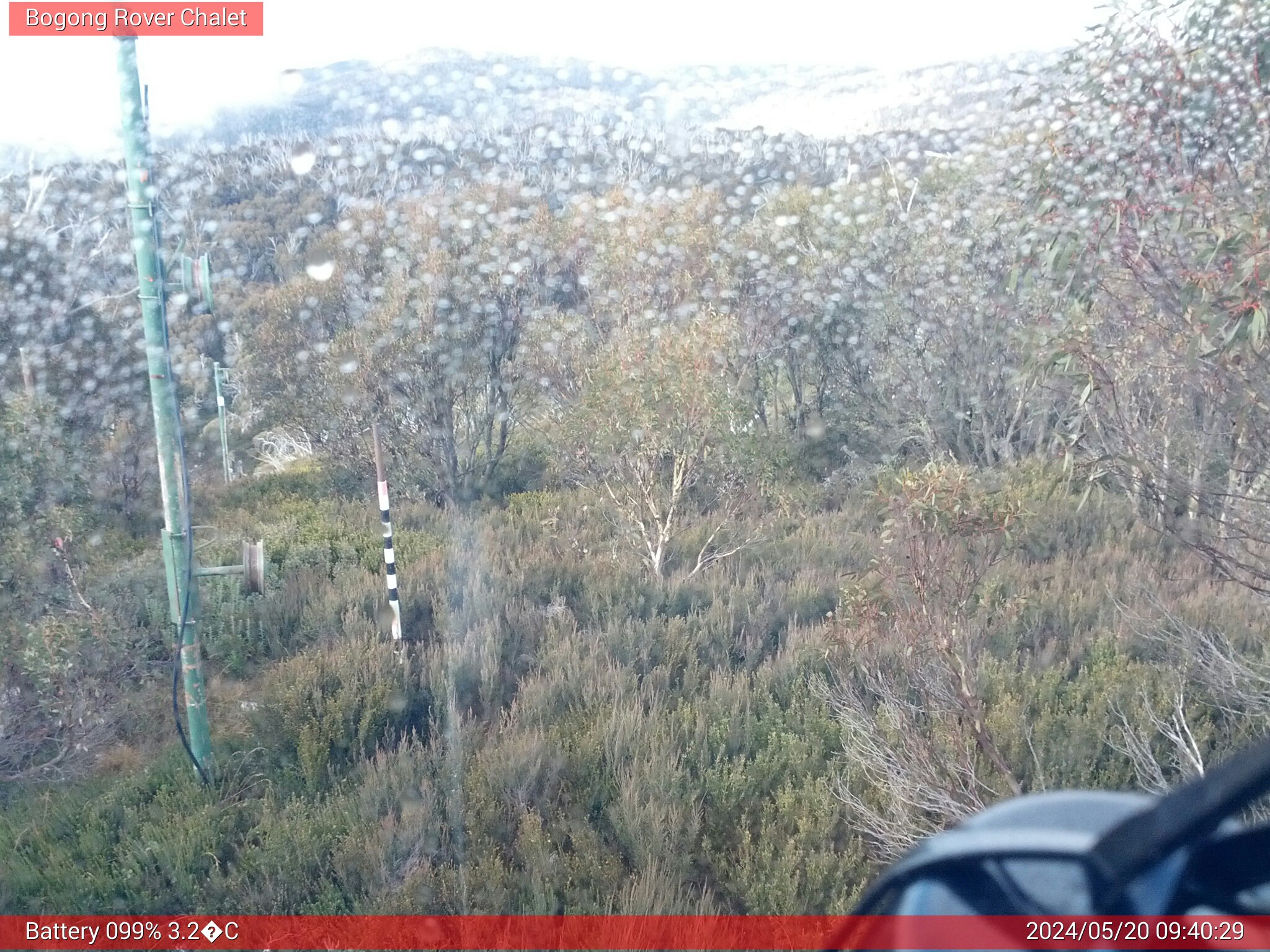 Bogong Web Cam 9:40am Monday 20th of May 2024