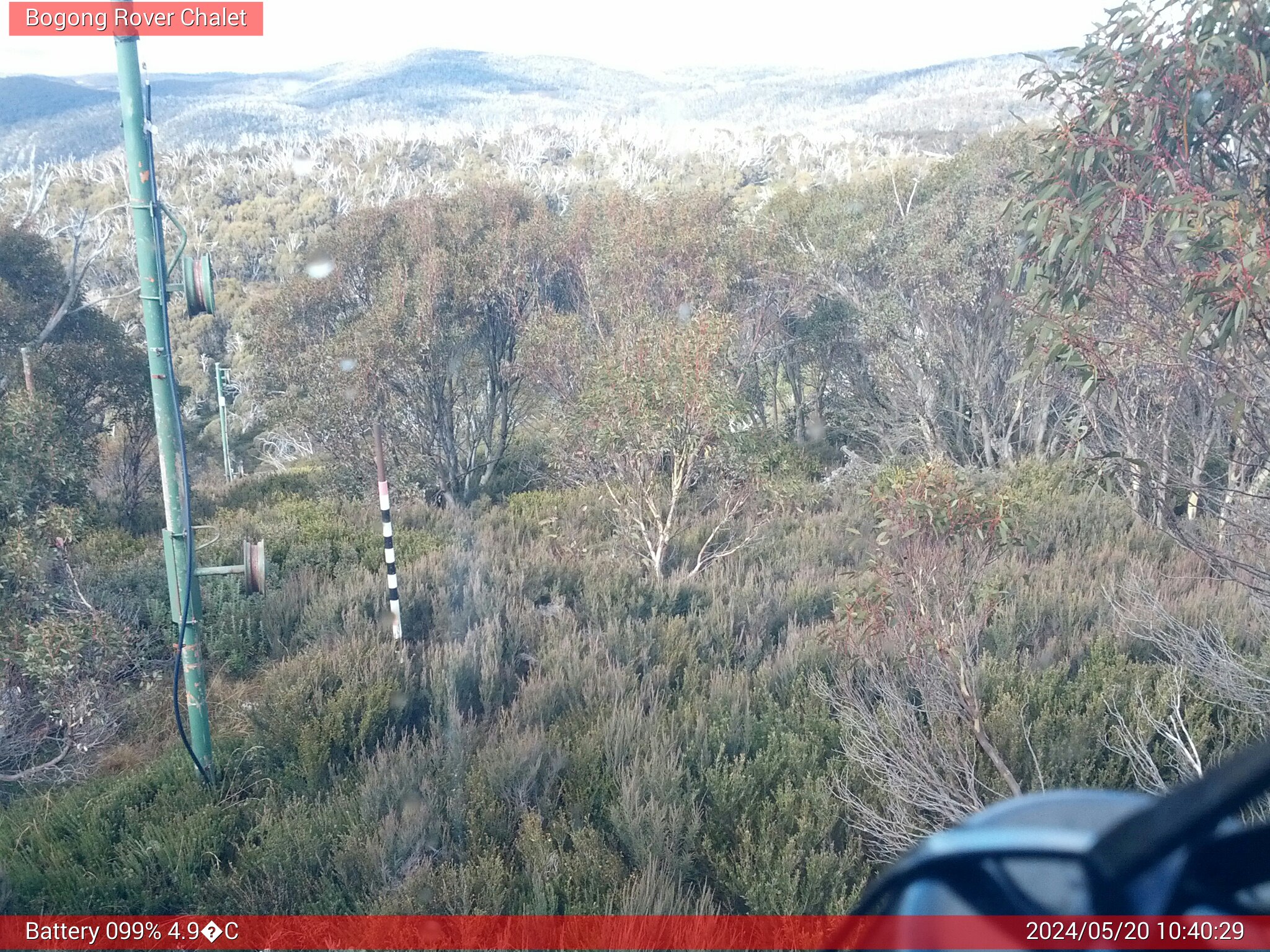 Bogong Web Cam 10:40am Monday 20th of May 2024