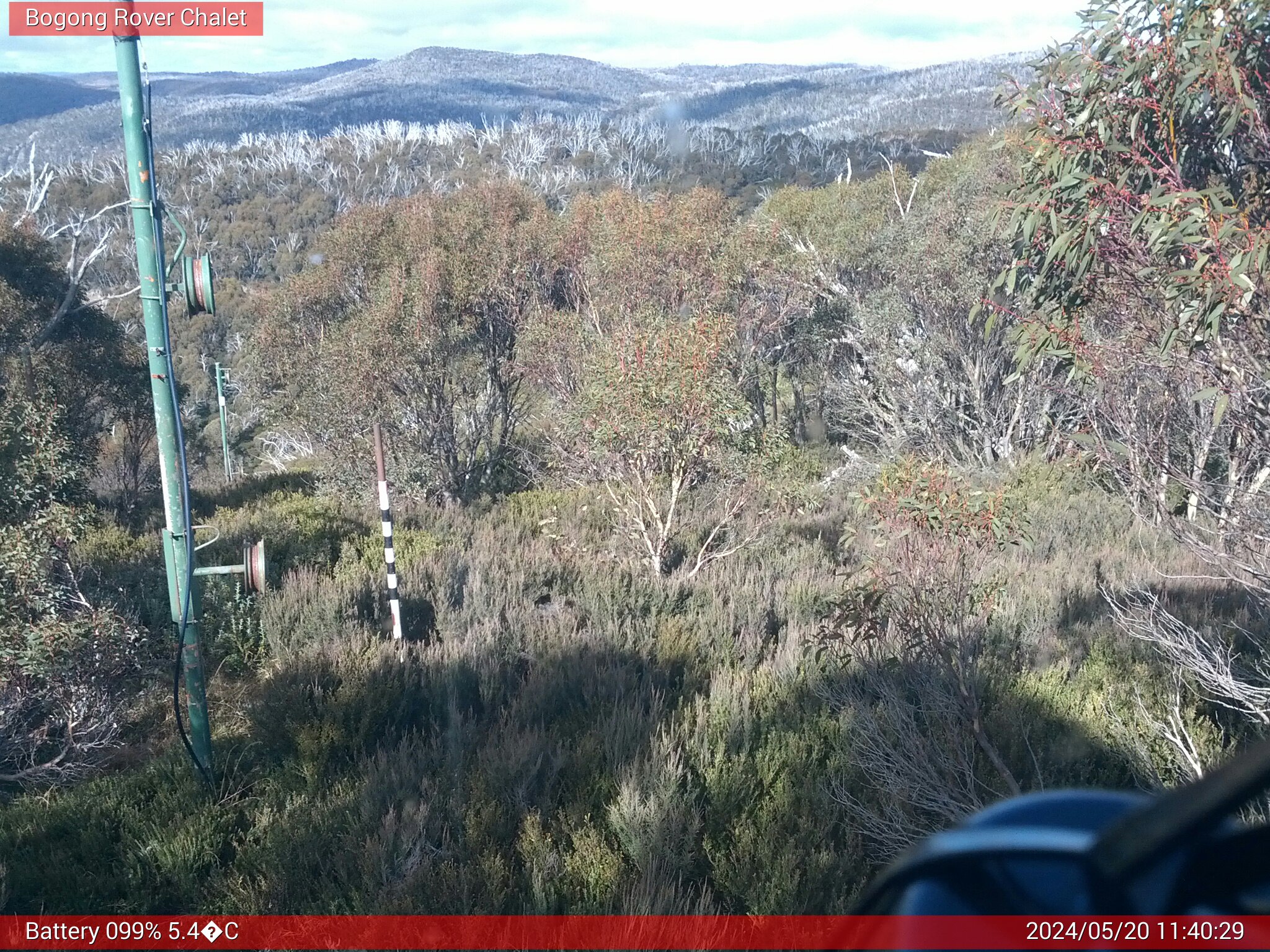 Bogong Web Cam 11:40am Monday 20th of May 2024