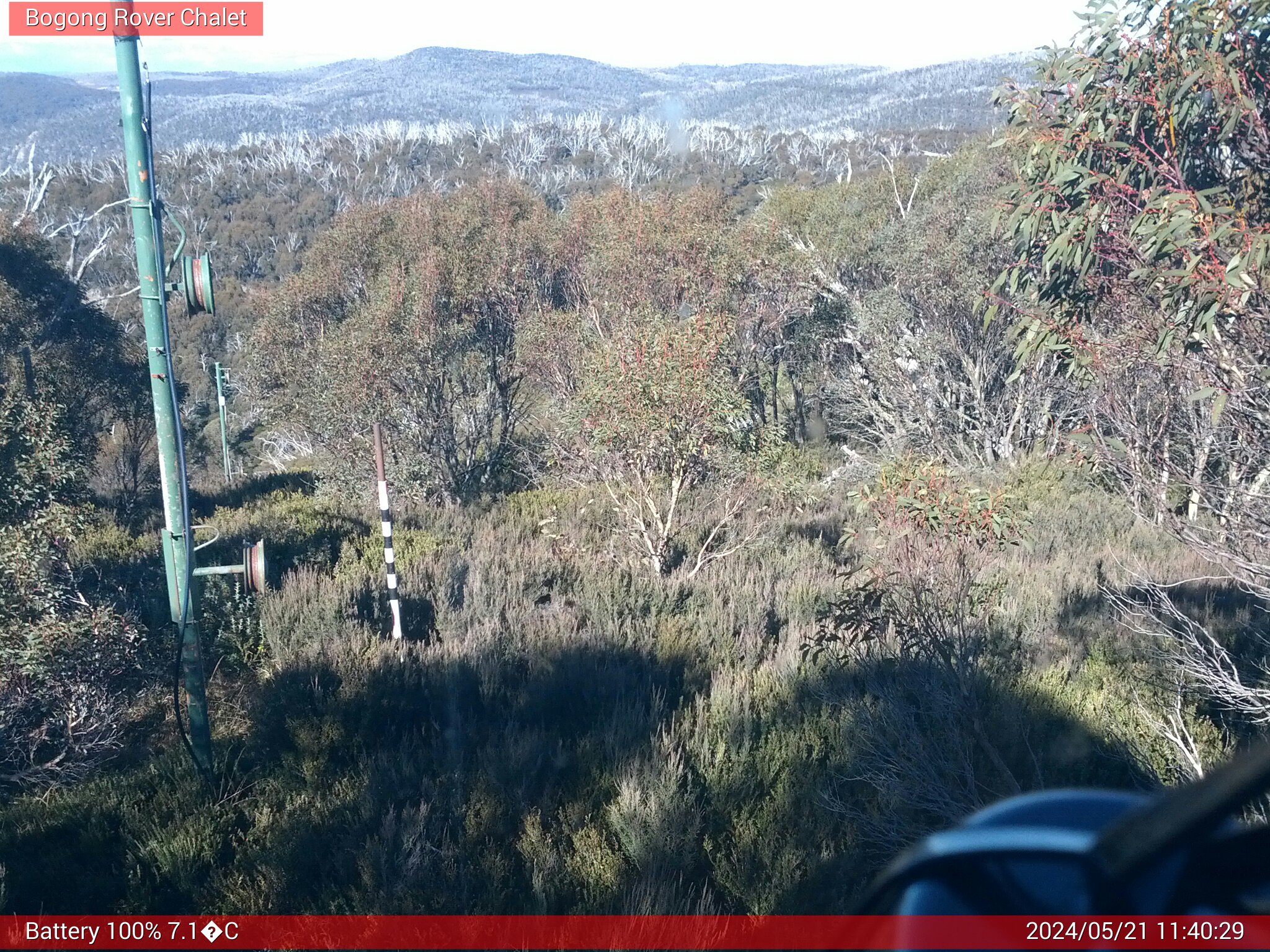 Bogong Web Cam 11:40am Tuesday 21st of May 2024