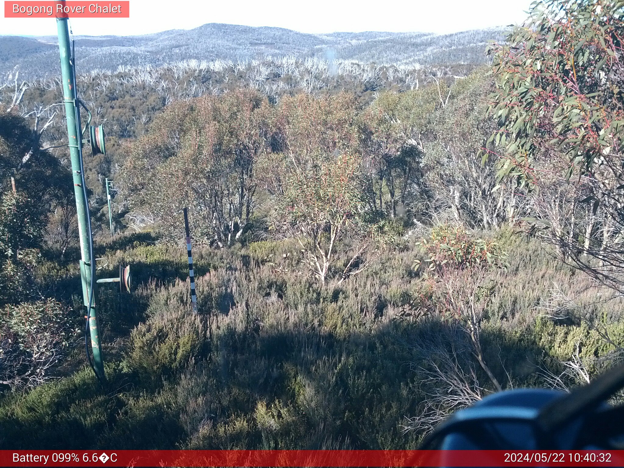 Bogong Web Cam 10:40am Wednesday 22nd of May 2024