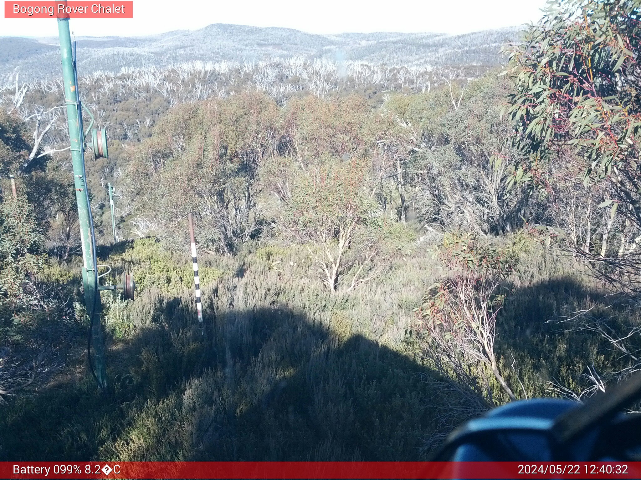 Bogong Web Cam 12:40pm Wednesday 22nd of May 2024