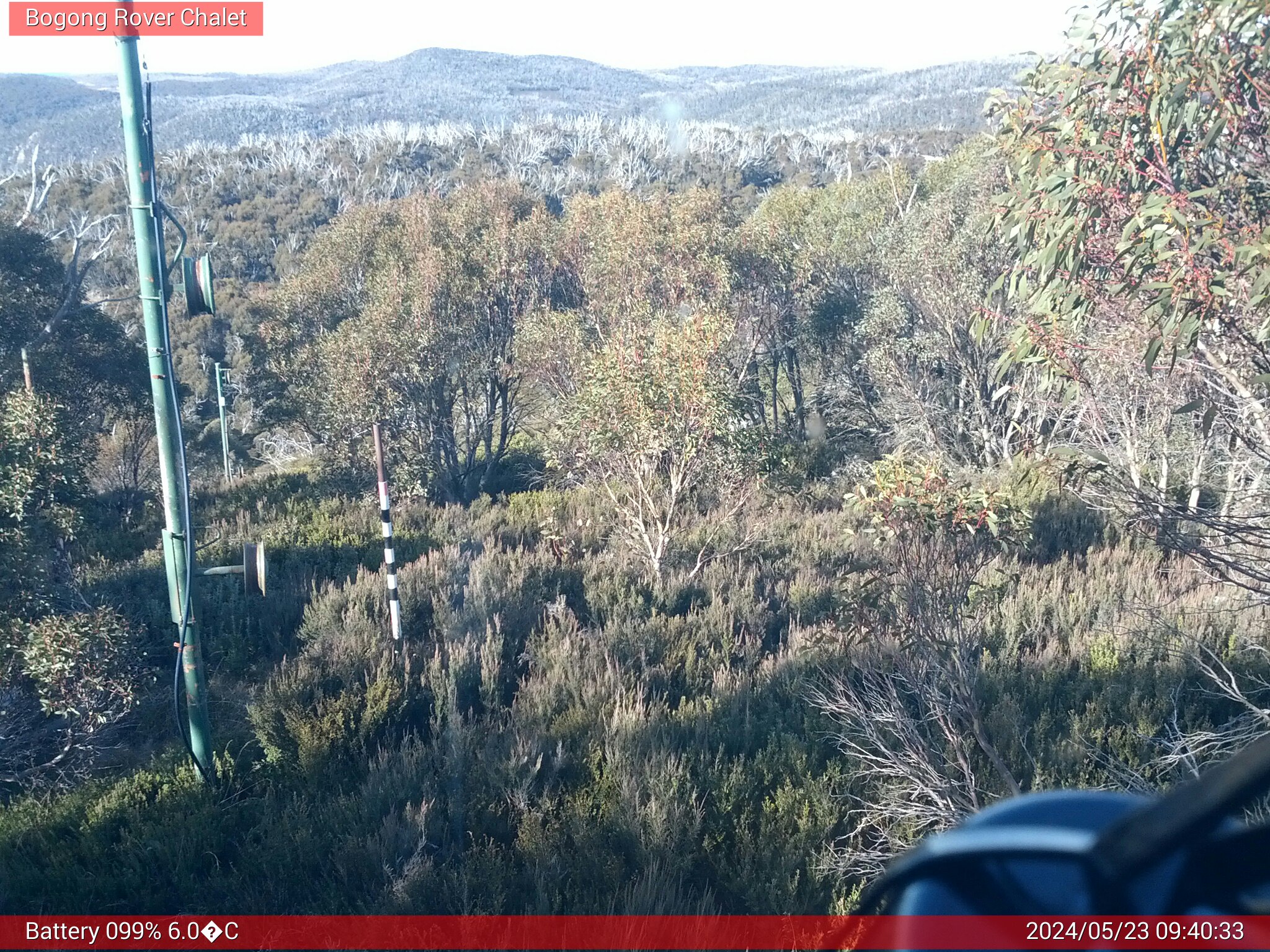 Bogong Web Cam 9:40am Thursday 23rd of May 2024