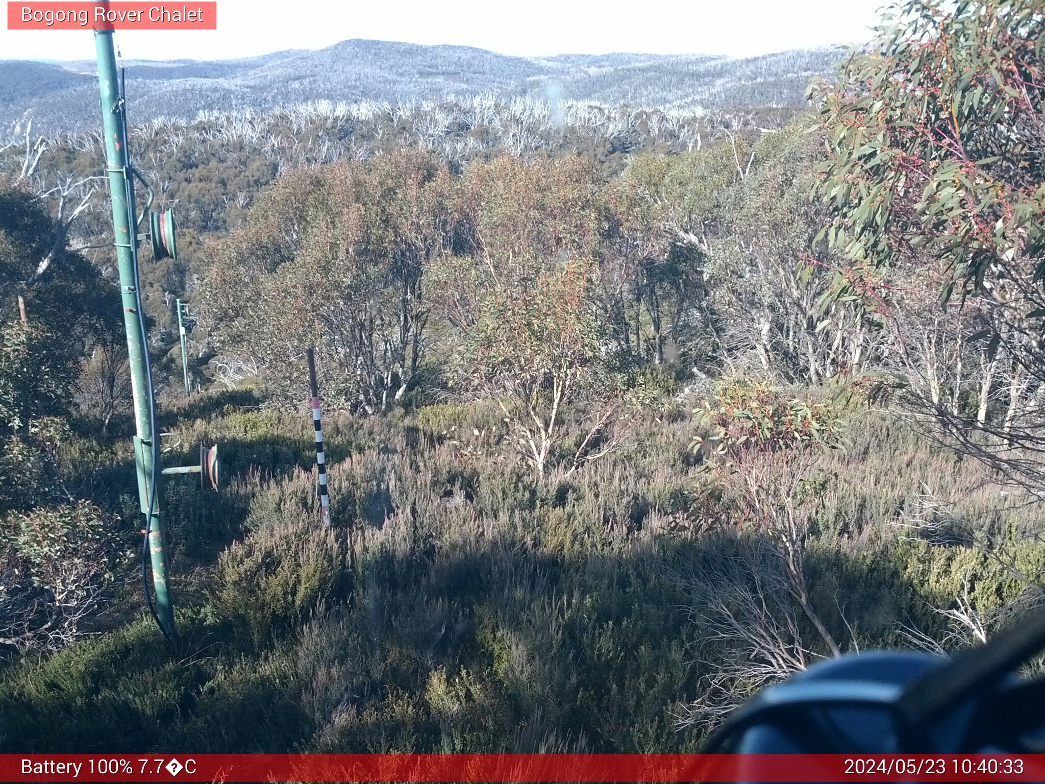 Bogong Web Cam 10:40am Thursday 23rd of May 2024