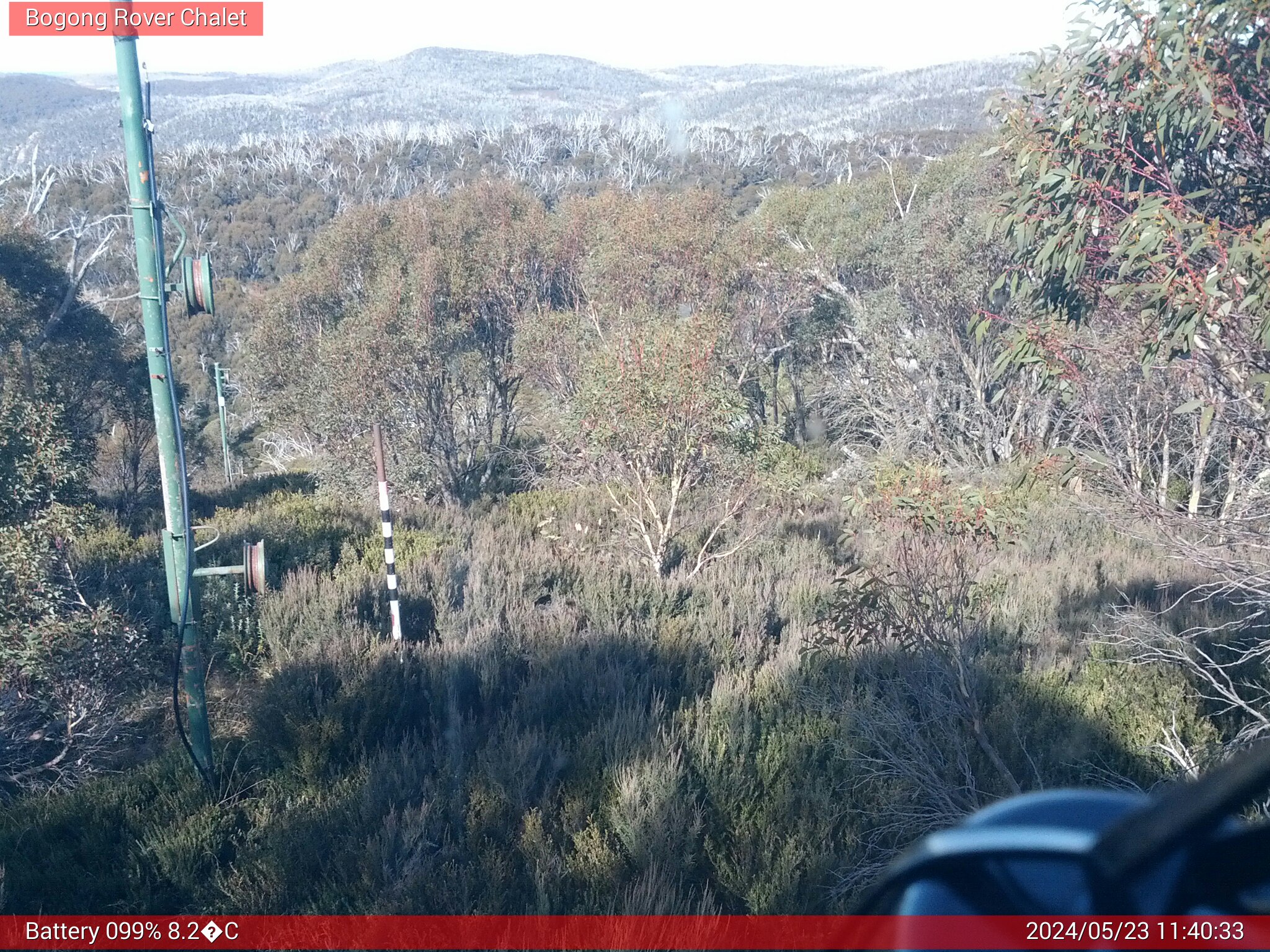 Bogong Web Cam 11:40am Thursday 23rd of May 2024