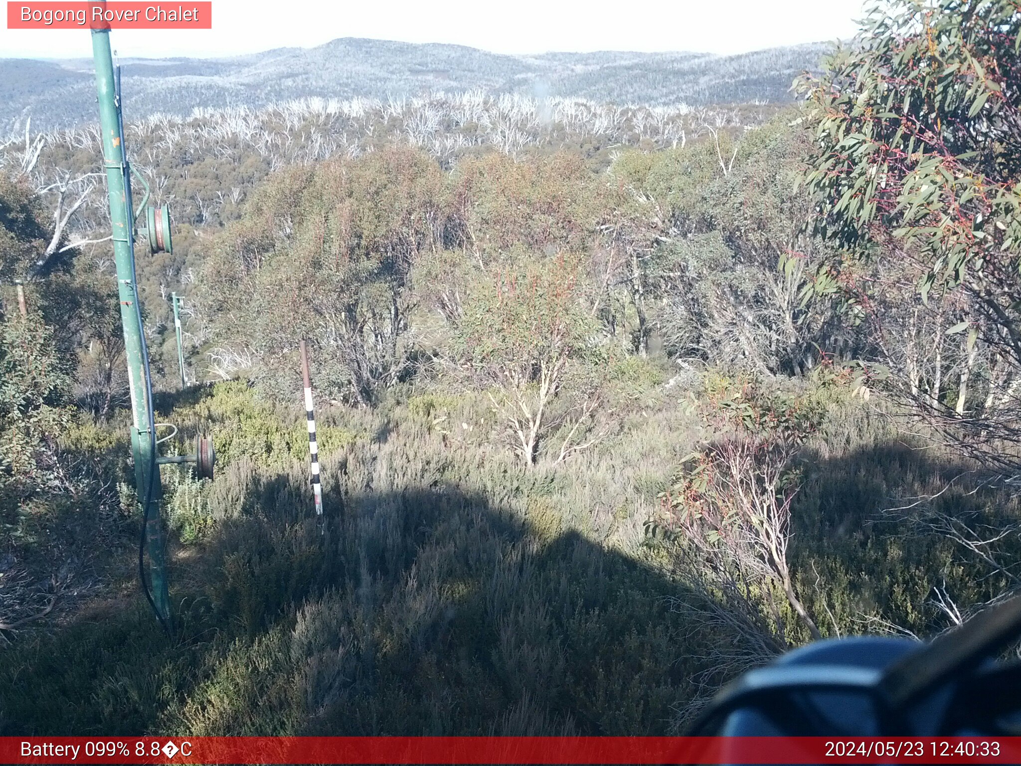 Bogong Web Cam 12:40pm Thursday 23rd of May 2024