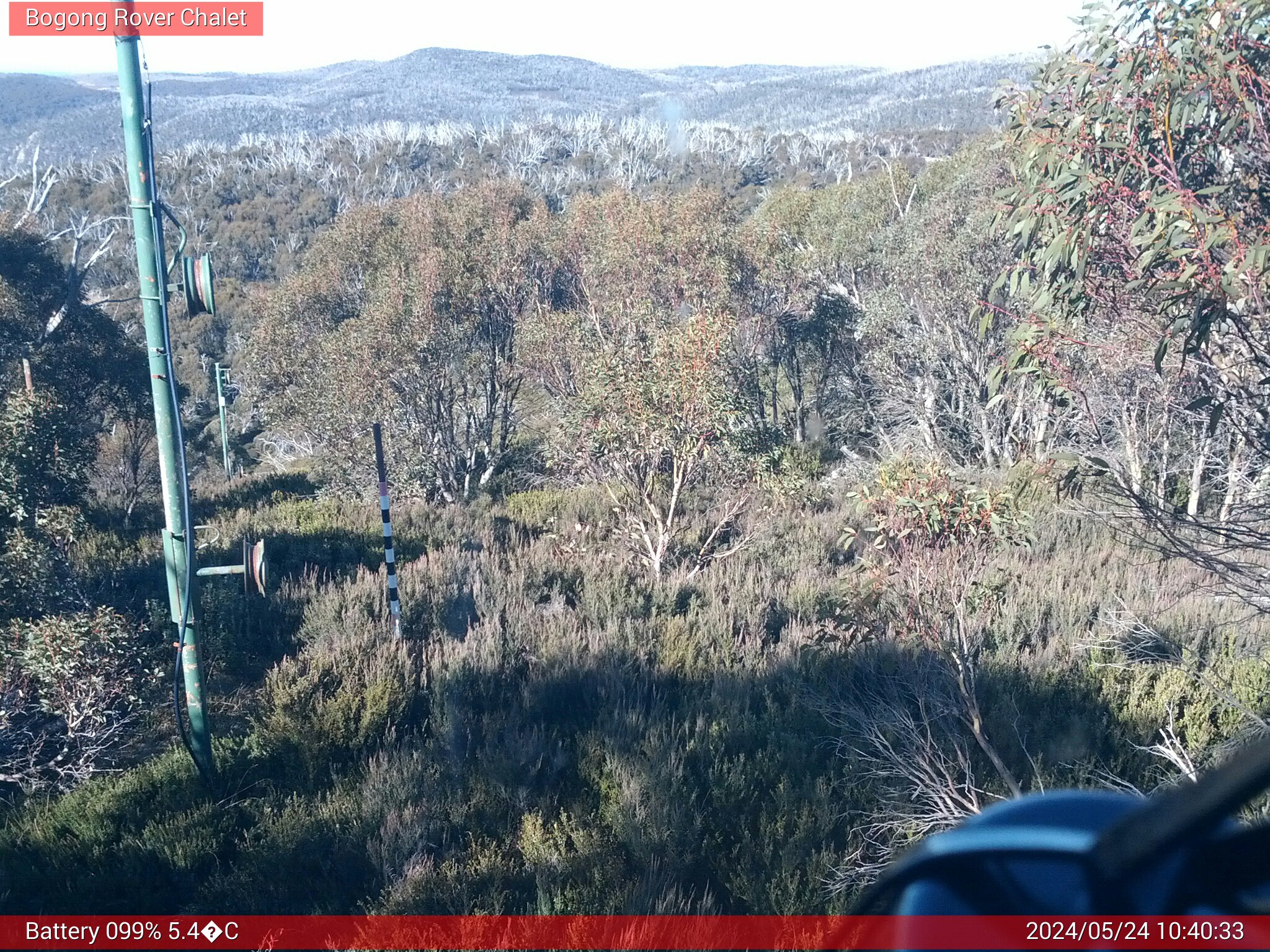 Bogong Web Cam 10:40am Friday 24th of May 2024