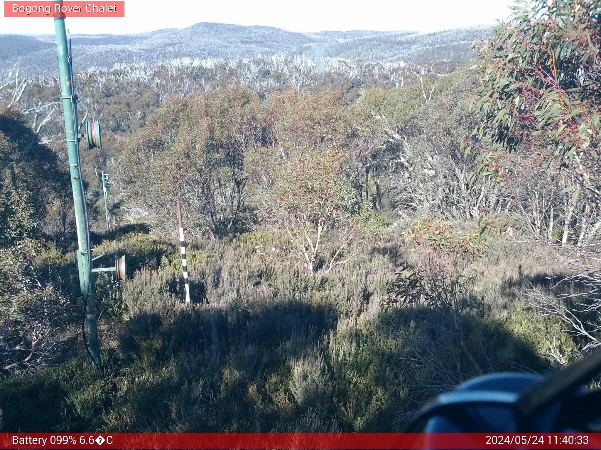 Bogong Web Cam 11:40am Friday 24th of May 2024