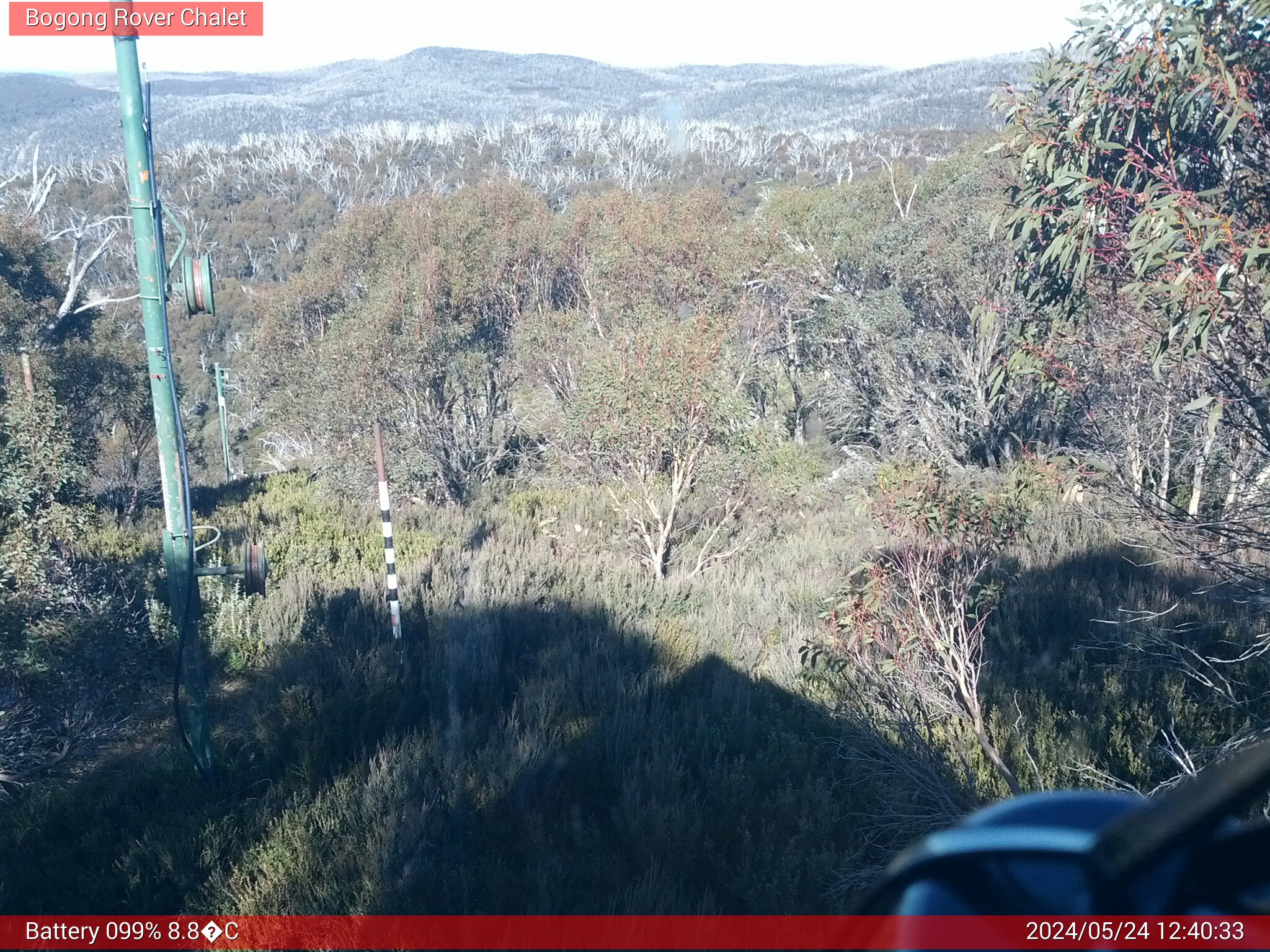 Bogong Web Cam 12:40pm Friday 24th of May 2024