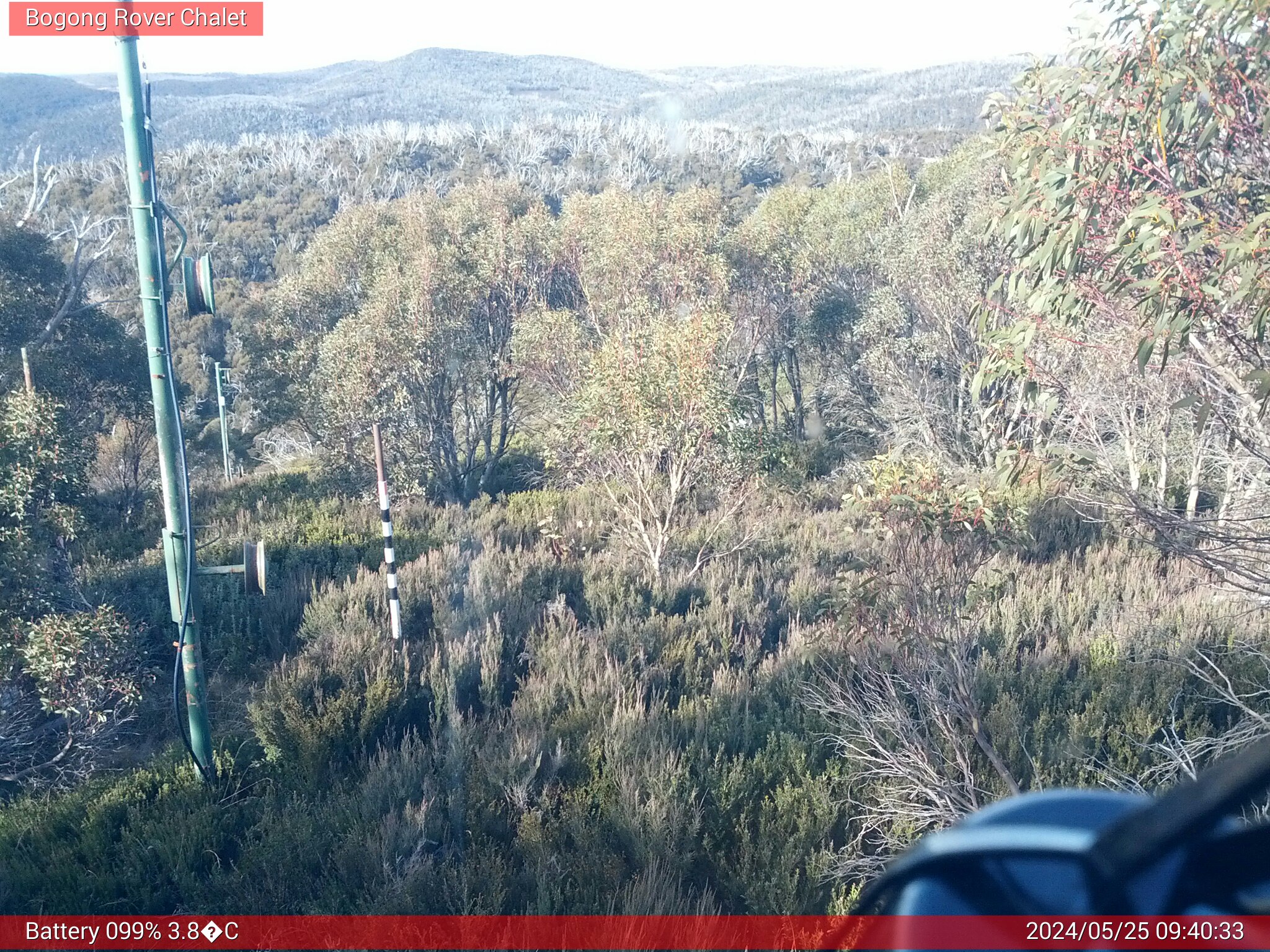 Bogong Web Cam 9:40am Saturday 25th of May 2024