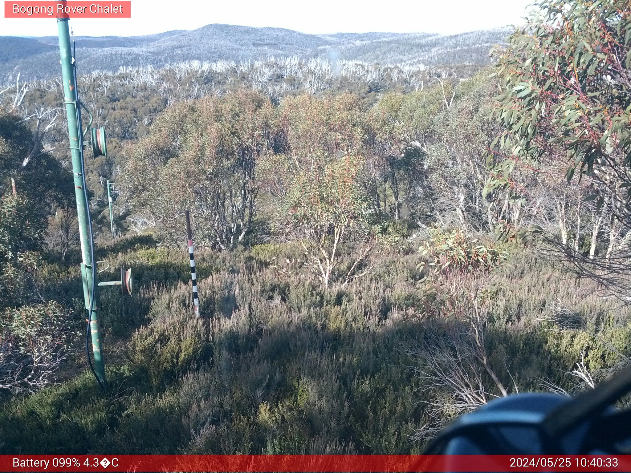 Bogong Web Cam 10:40am Saturday 25th of May 2024