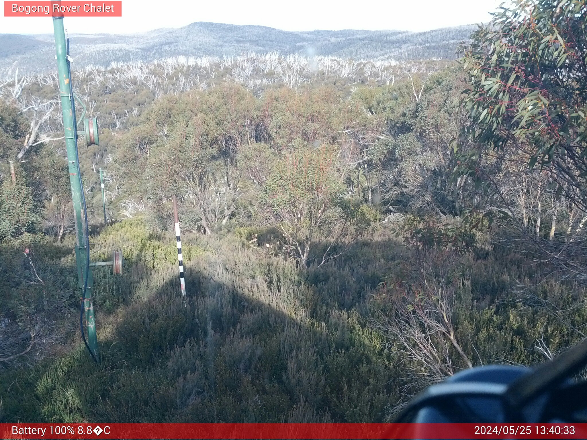 Bogong Web Cam 1:40pm Saturday 25th of May 2024