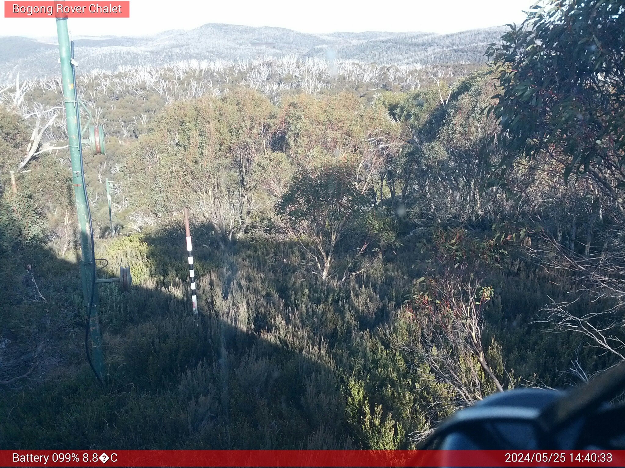 Bogong Web Cam 2:40pm Saturday 25th of May 2024