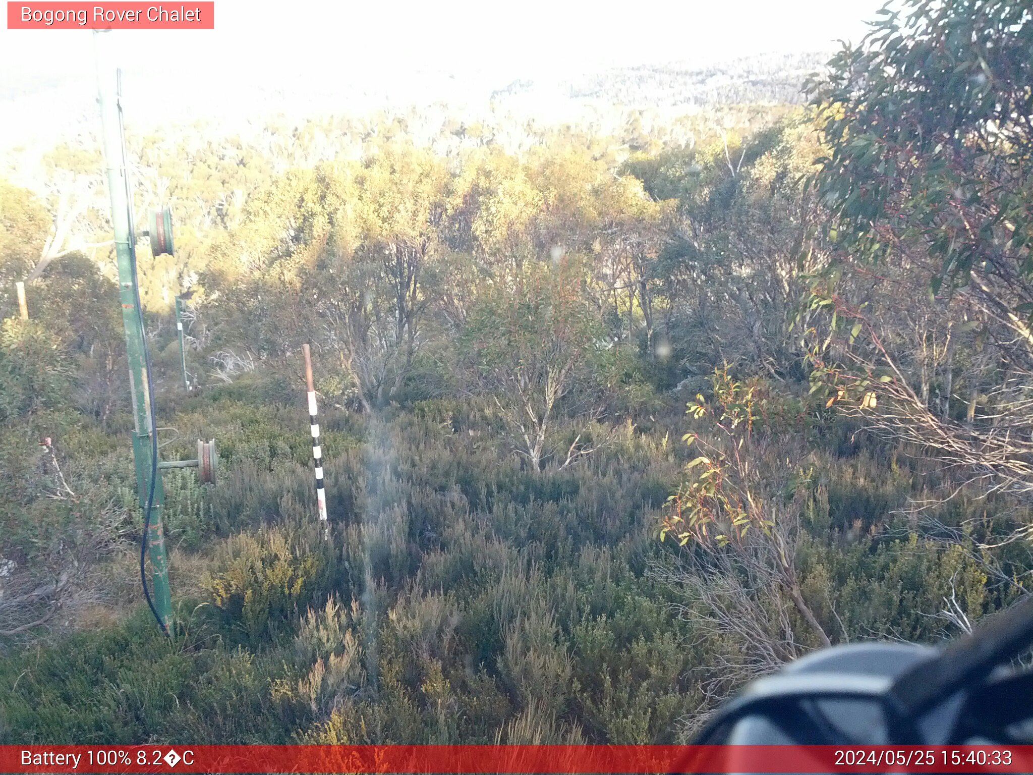 Bogong Web Cam 3:40pm Saturday 25th of May 2024