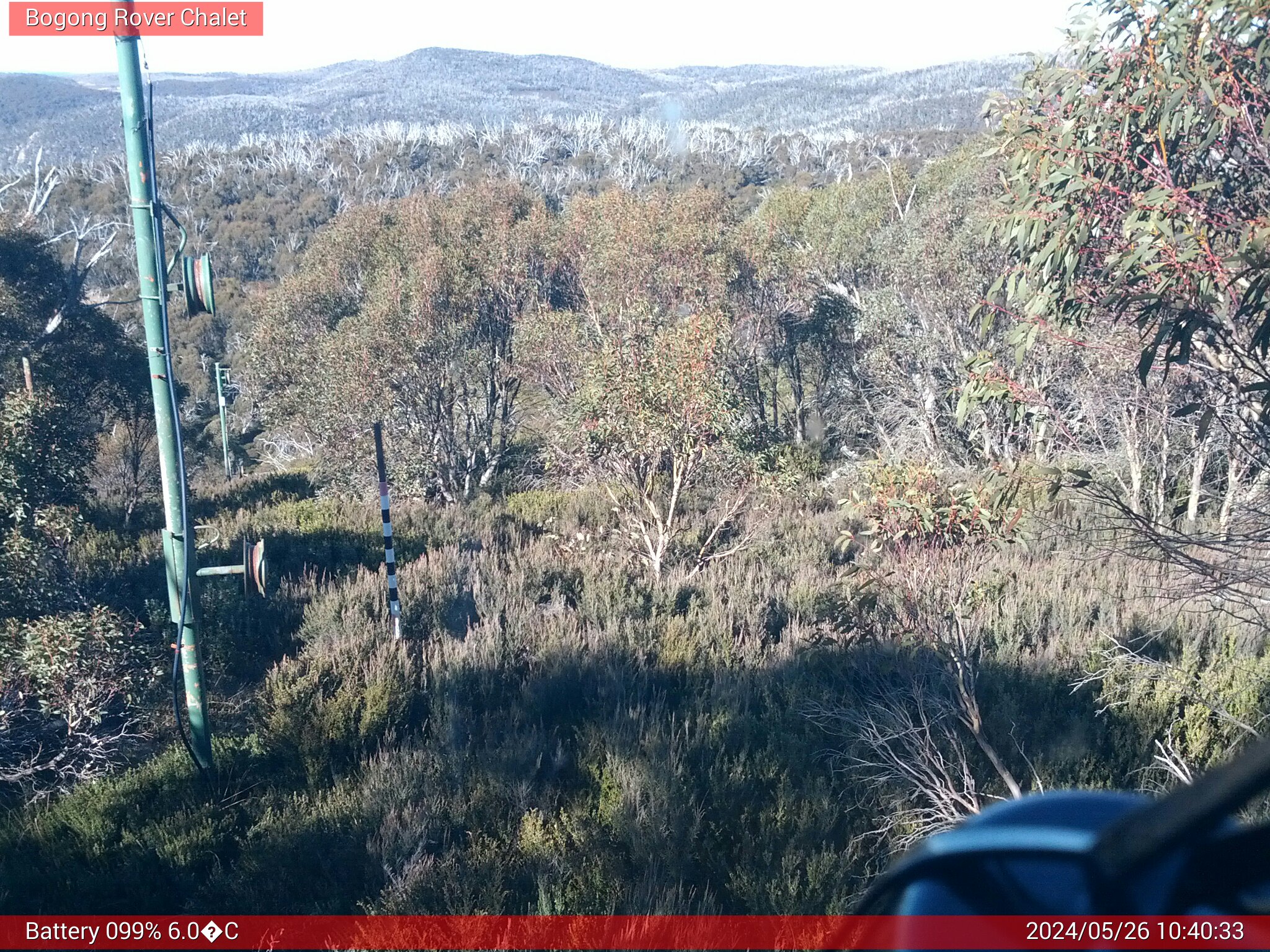 Bogong Web Cam 10:40am Sunday 26th of May 2024