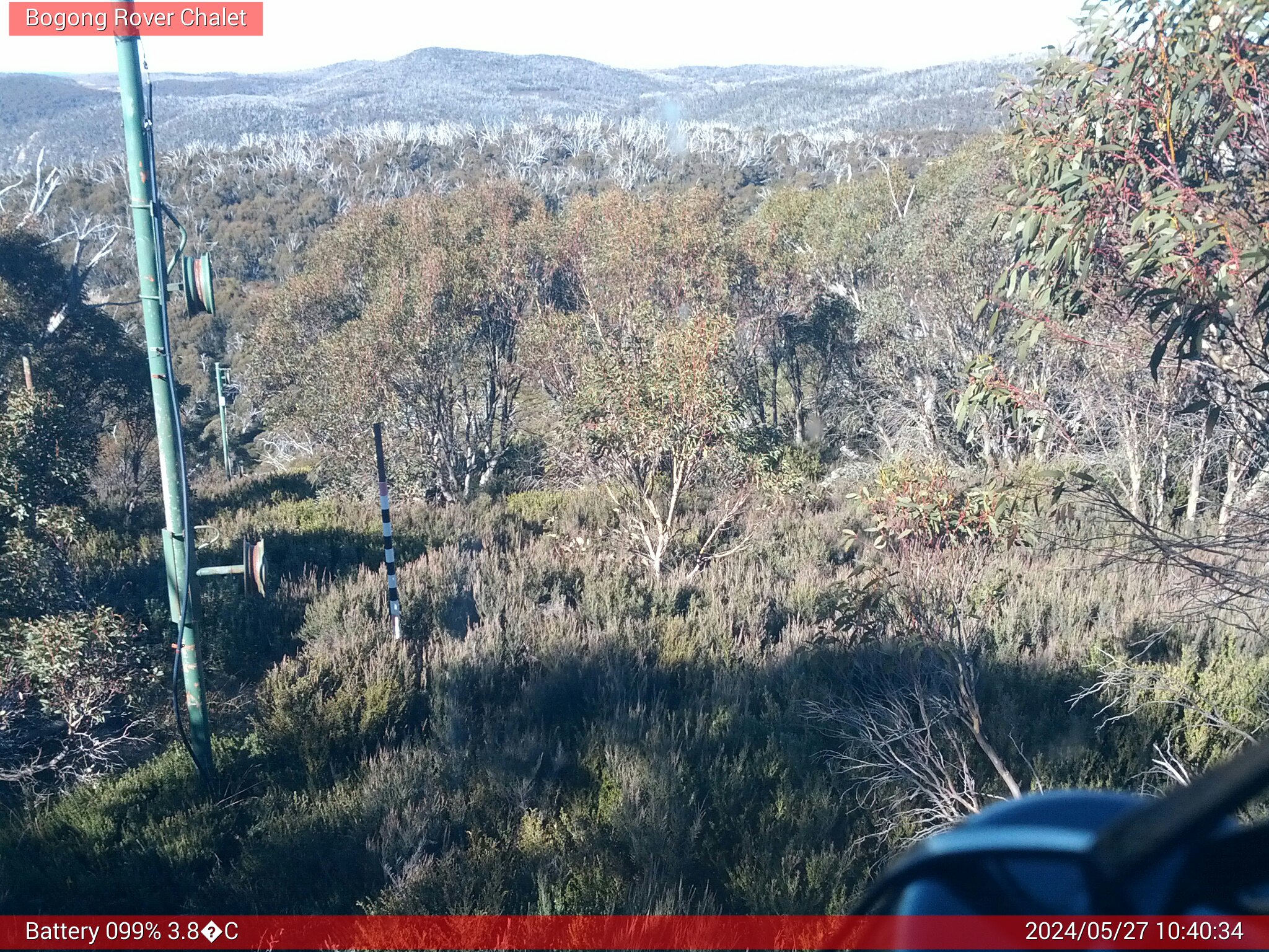 Bogong Web Cam 10:40am Monday 27th of May 2024