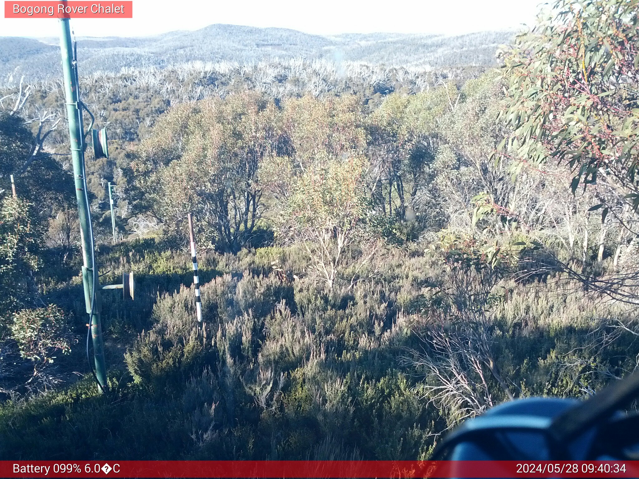 Bogong Web Cam 9:40am Tuesday 28th of May 2024