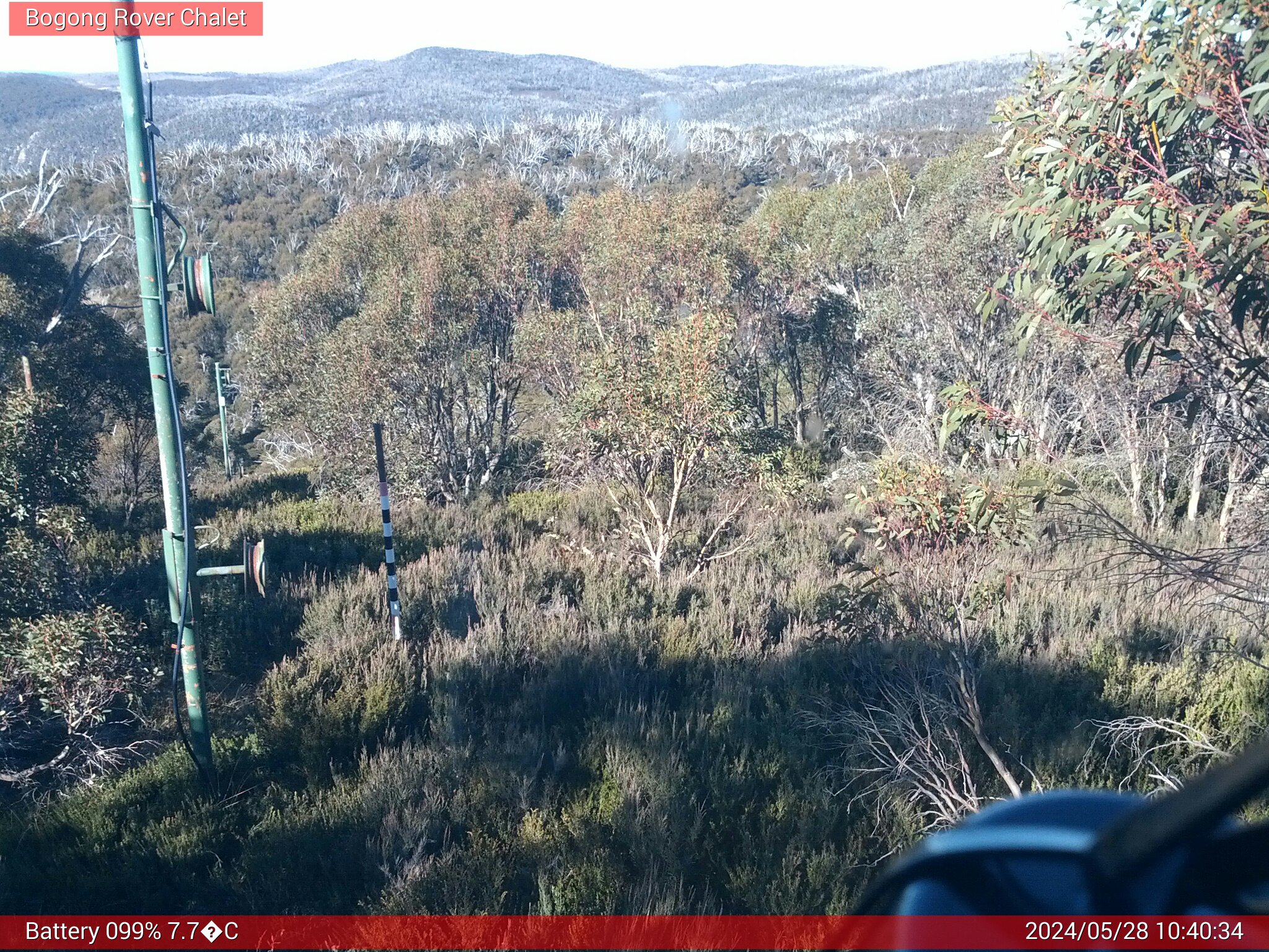 Bogong Web Cam 10:40am Tuesday 28th of May 2024