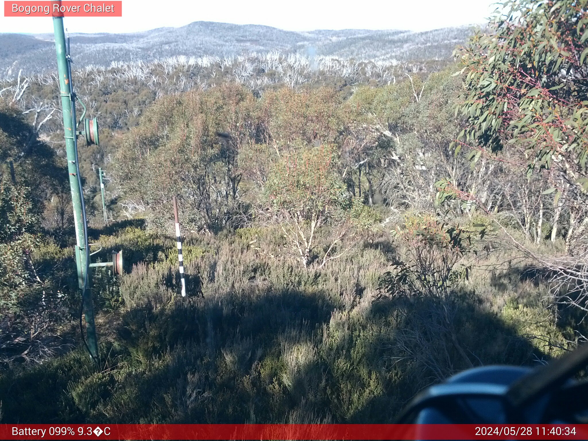 Bogong Web Cam 11:40am Tuesday 28th of May 2024