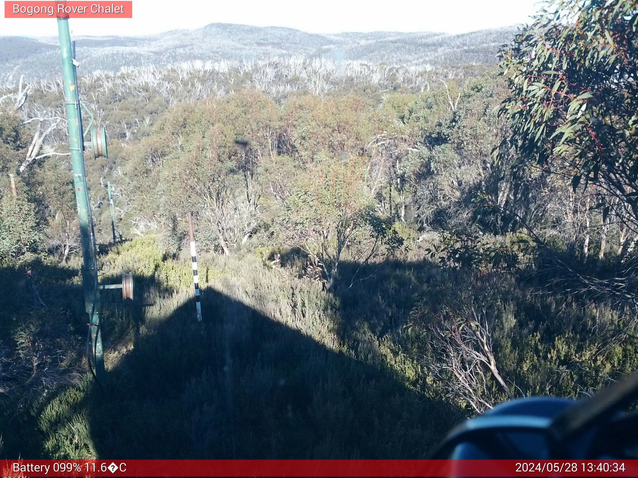 Bogong Web Cam 1:40pm Tuesday 28th of May 2024