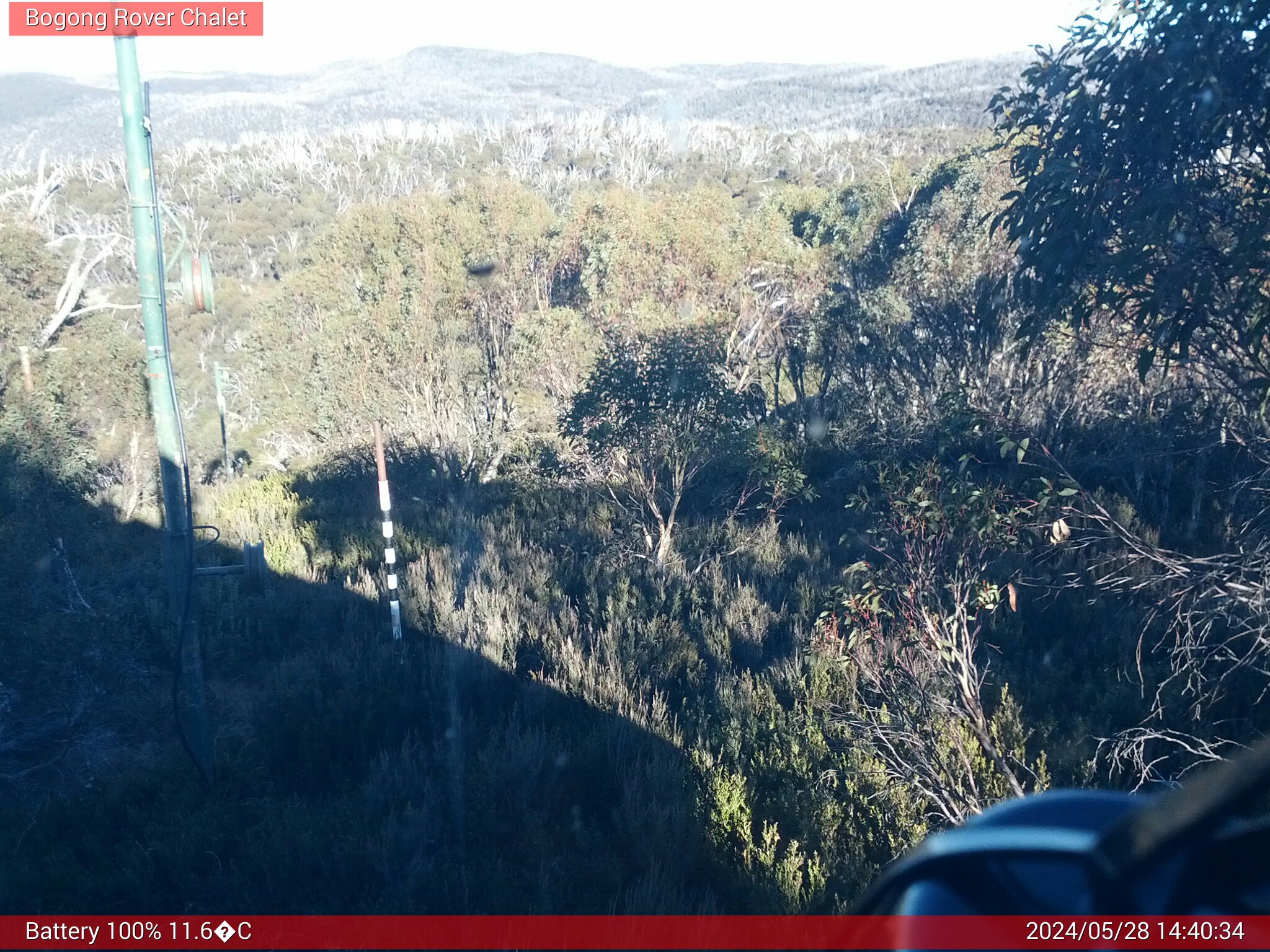 Bogong Web Cam 2:40pm Tuesday 28th of May 2024