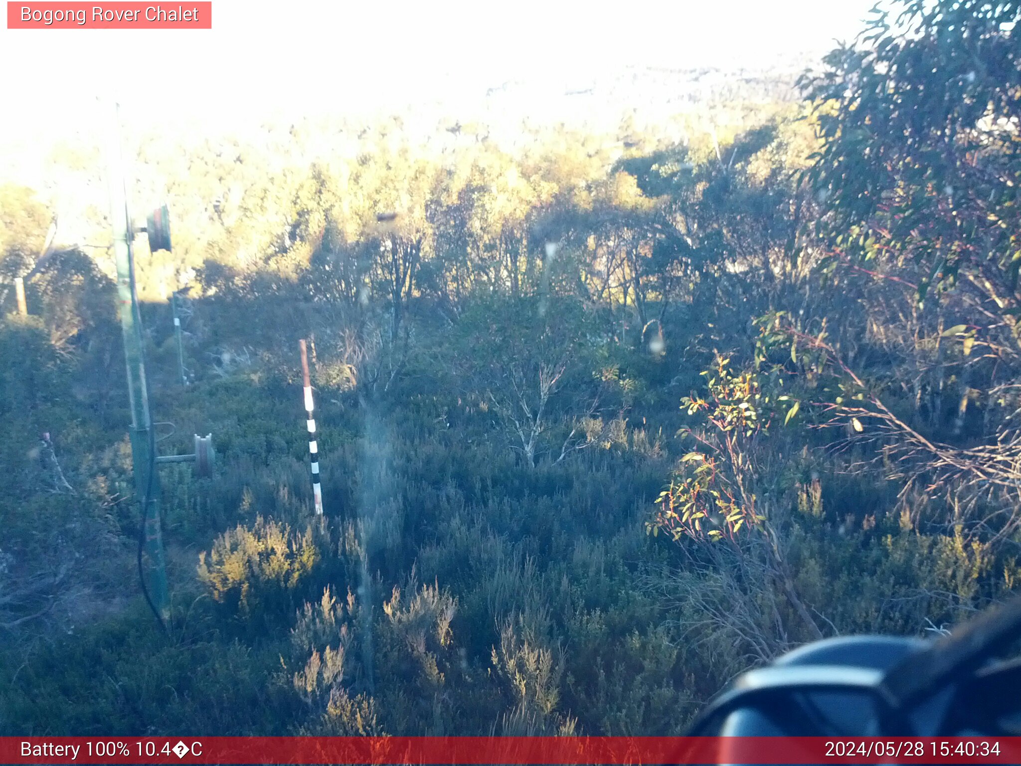 Bogong Web Cam 3:40pm Tuesday 28th of May 2024