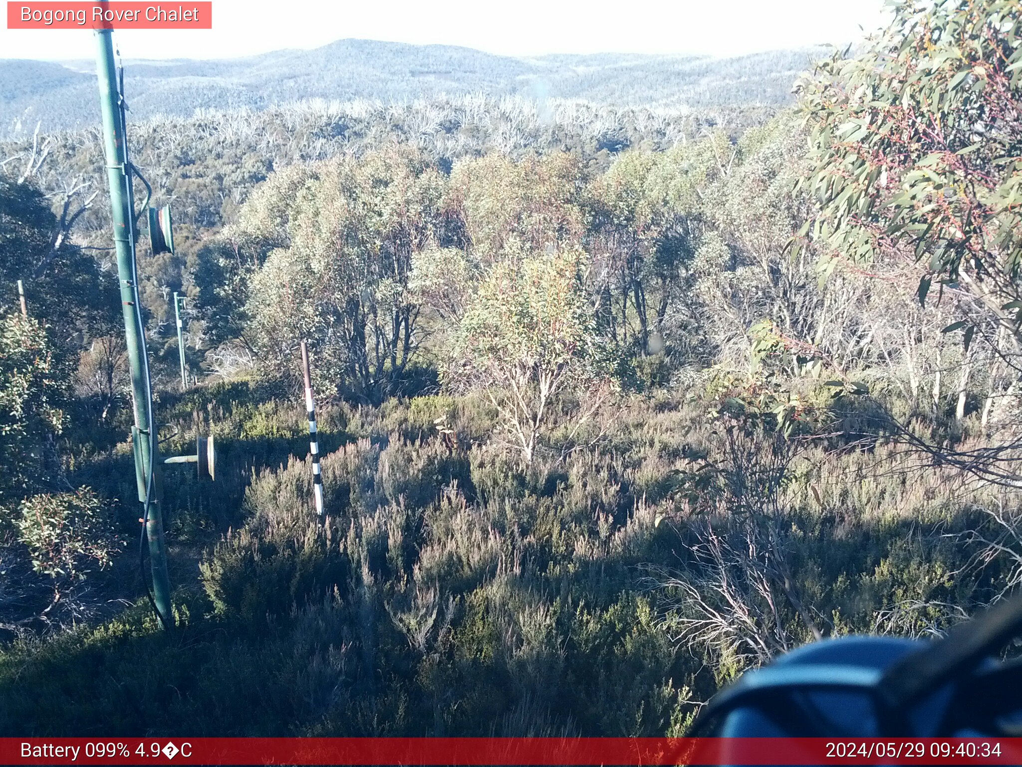 Bogong Web Cam 9:40am Wednesday 29th of May 2024