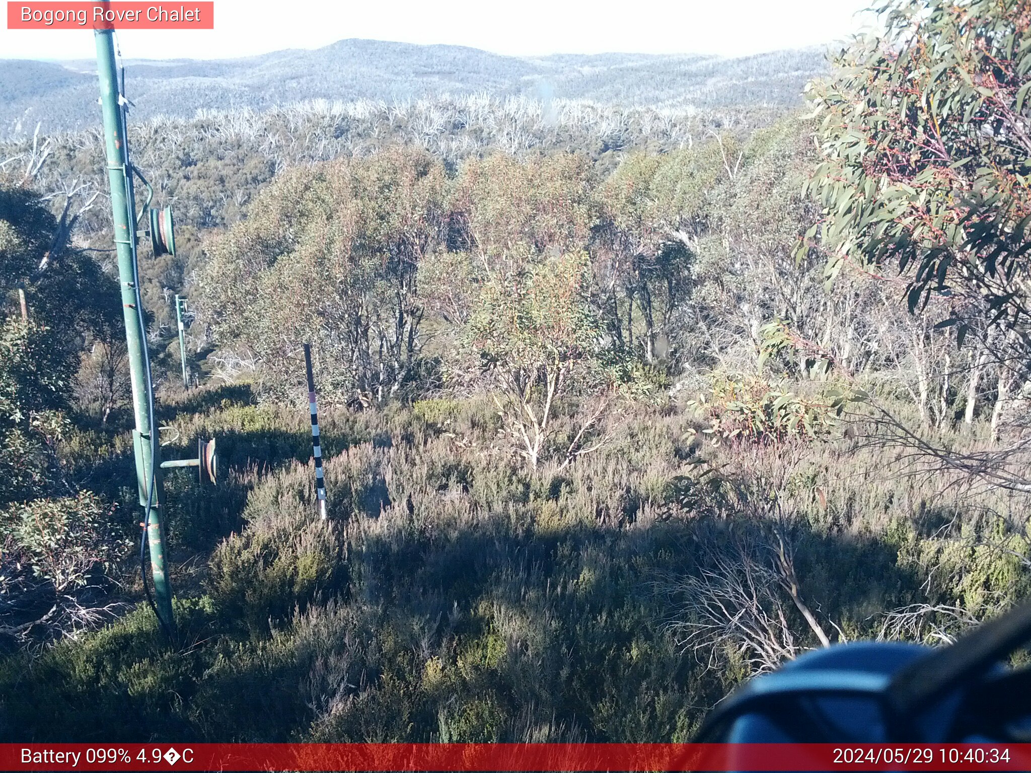 Bogong Web Cam 10:40am Wednesday 29th of May 2024