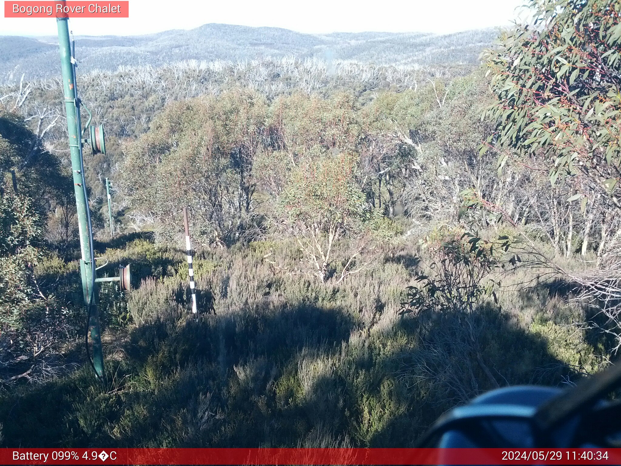 Bogong Web Cam 11:40am Wednesday 29th of May 2024