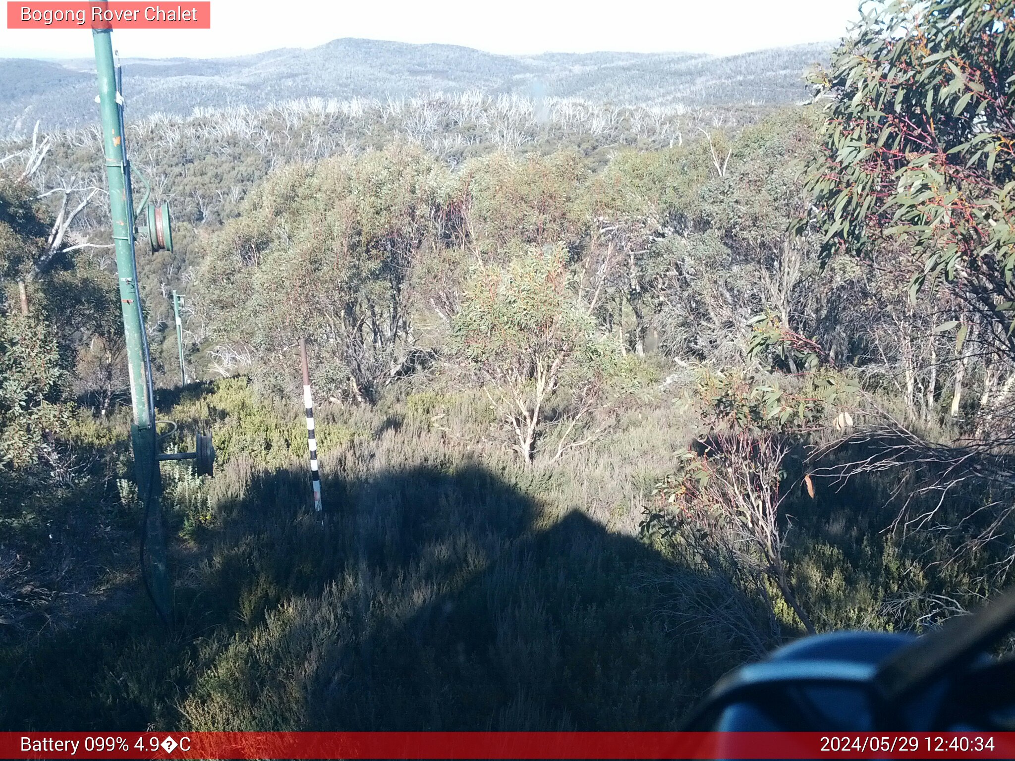 Bogong Web Cam 12:40pm Wednesday 29th of May 2024