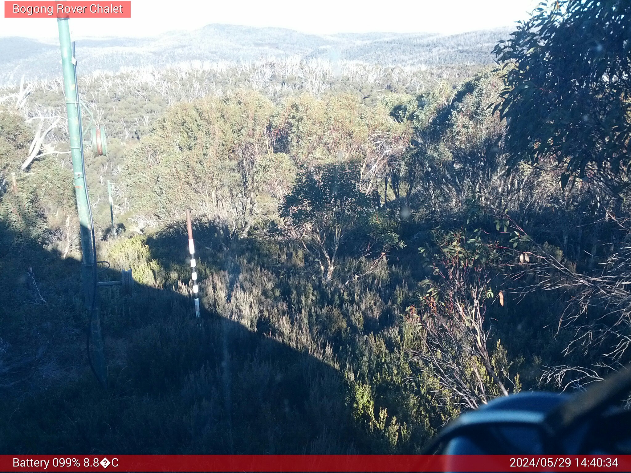 Bogong Web Cam 2:40pm Wednesday 29th of May 2024