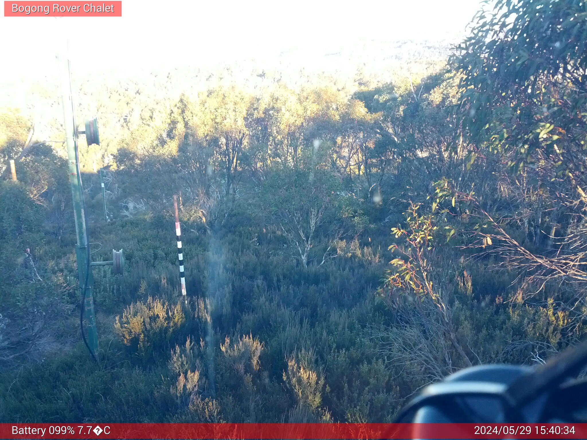 Bogong Web Cam 3:40pm Wednesday 29th of May 2024