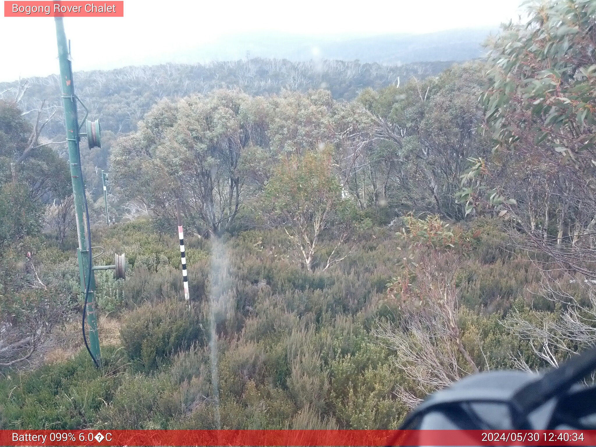 Bogong Web Cam 12:40pm Thursday 30th of May 2024