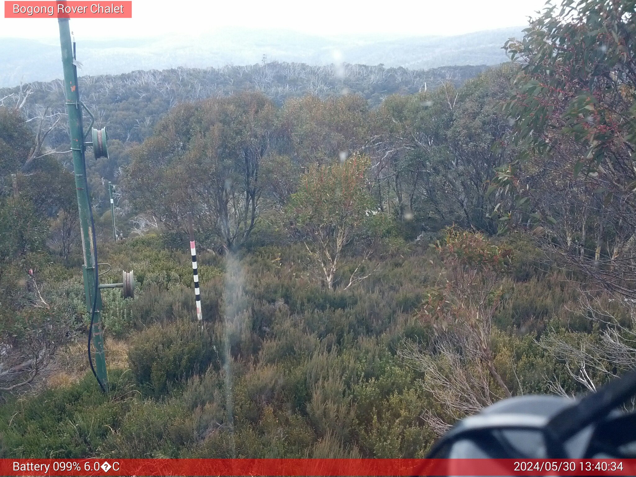 Bogong Web Cam 1:40pm Thursday 30th of May 2024