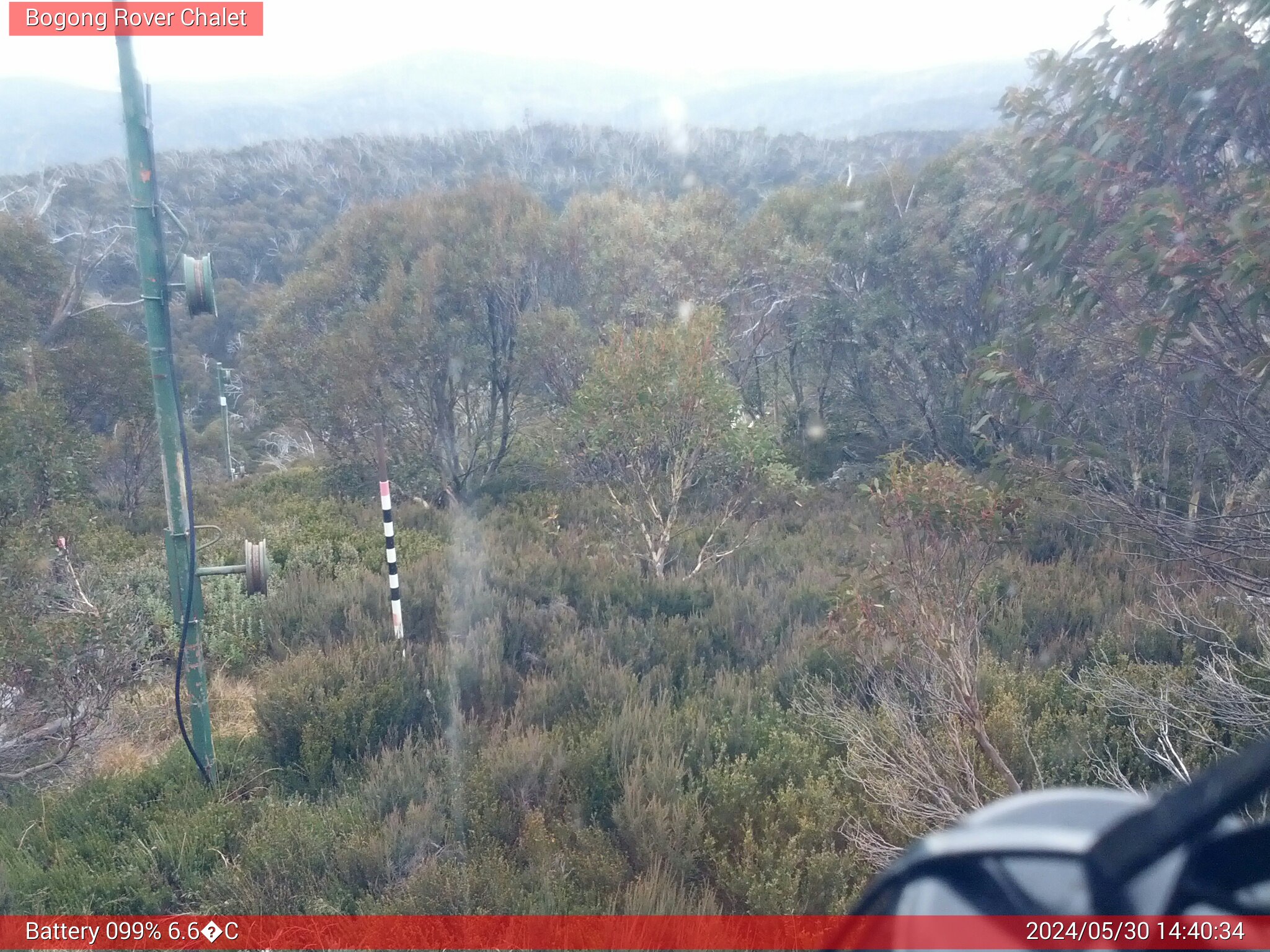 Bogong Web Cam 2:40pm Thursday 30th of May 2024