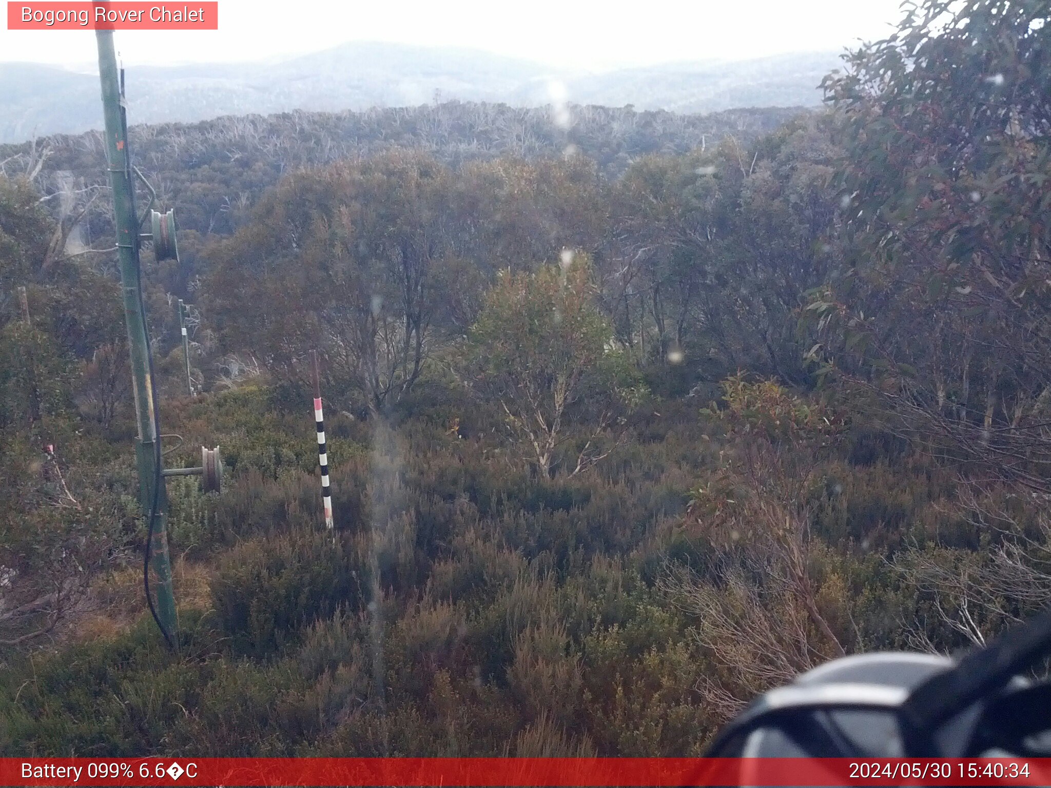 Bogong Web Cam 3:40pm Thursday 30th of May 2024