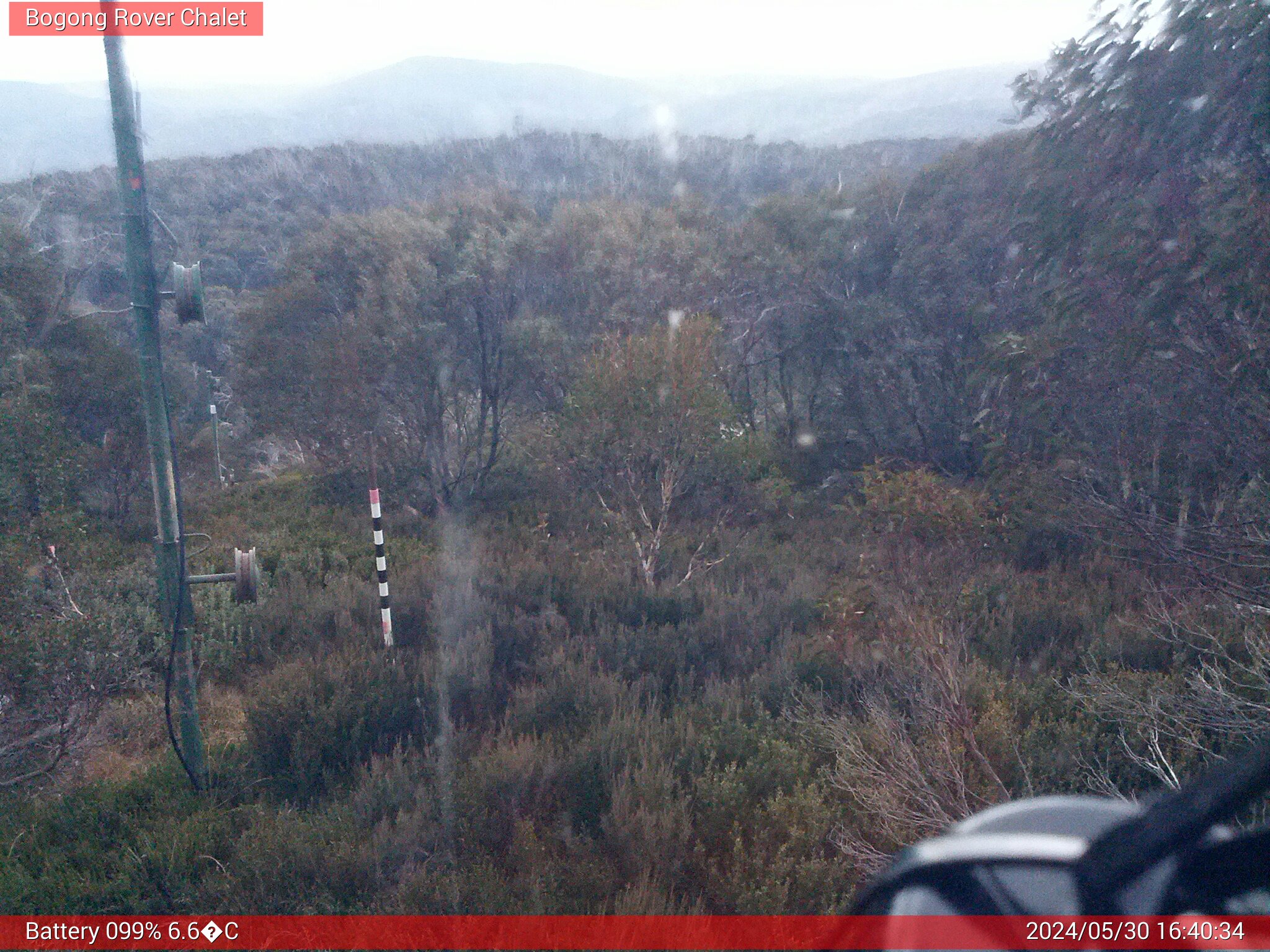 Bogong Web Cam 4:40pm Thursday 30th of May 2024