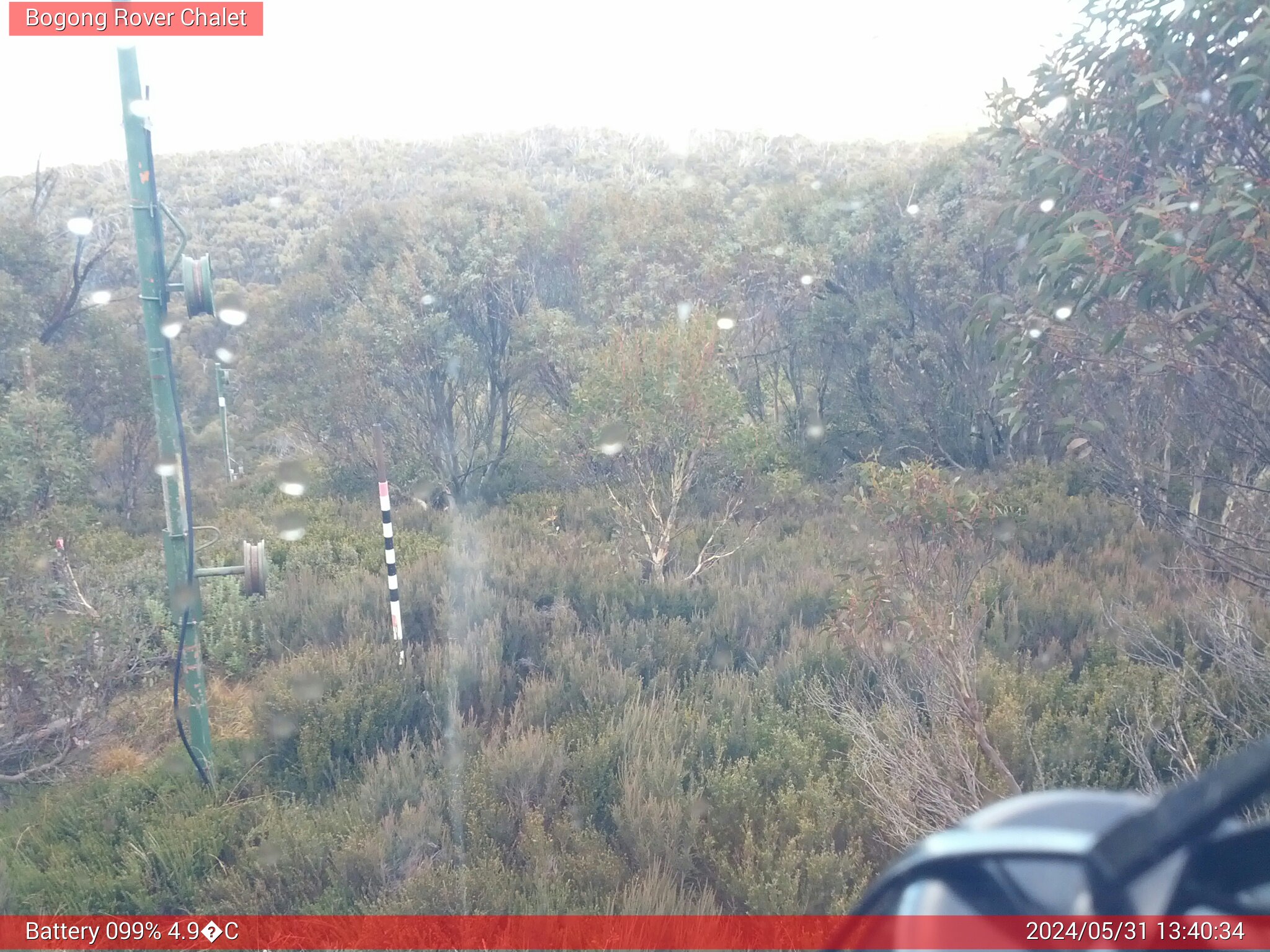 Bogong Web Cam 1:40pm Friday 31st of May 2024