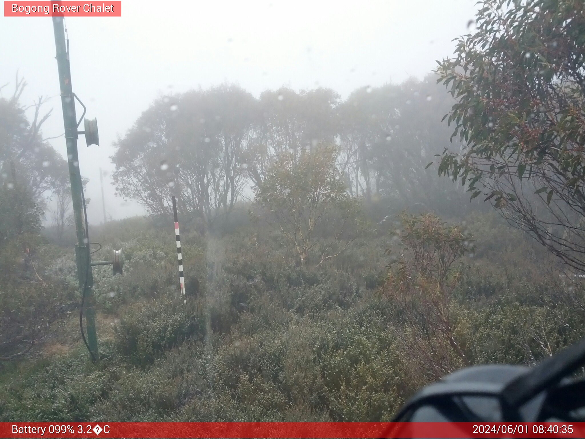 Bogong Web Cam 8:40am Saturday 1st of June 2024