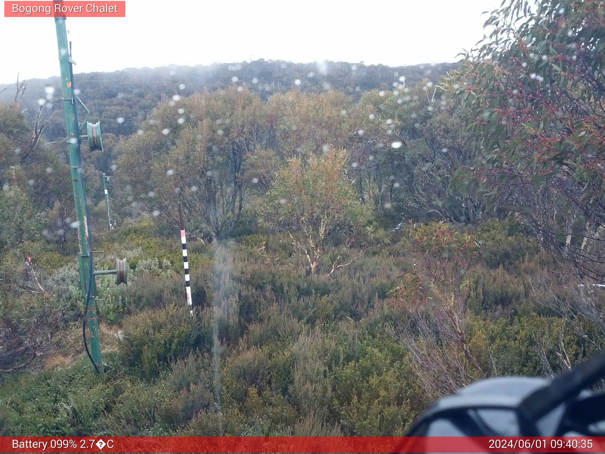 Bogong Web Cam 9:40am Saturday 1st of June 2024